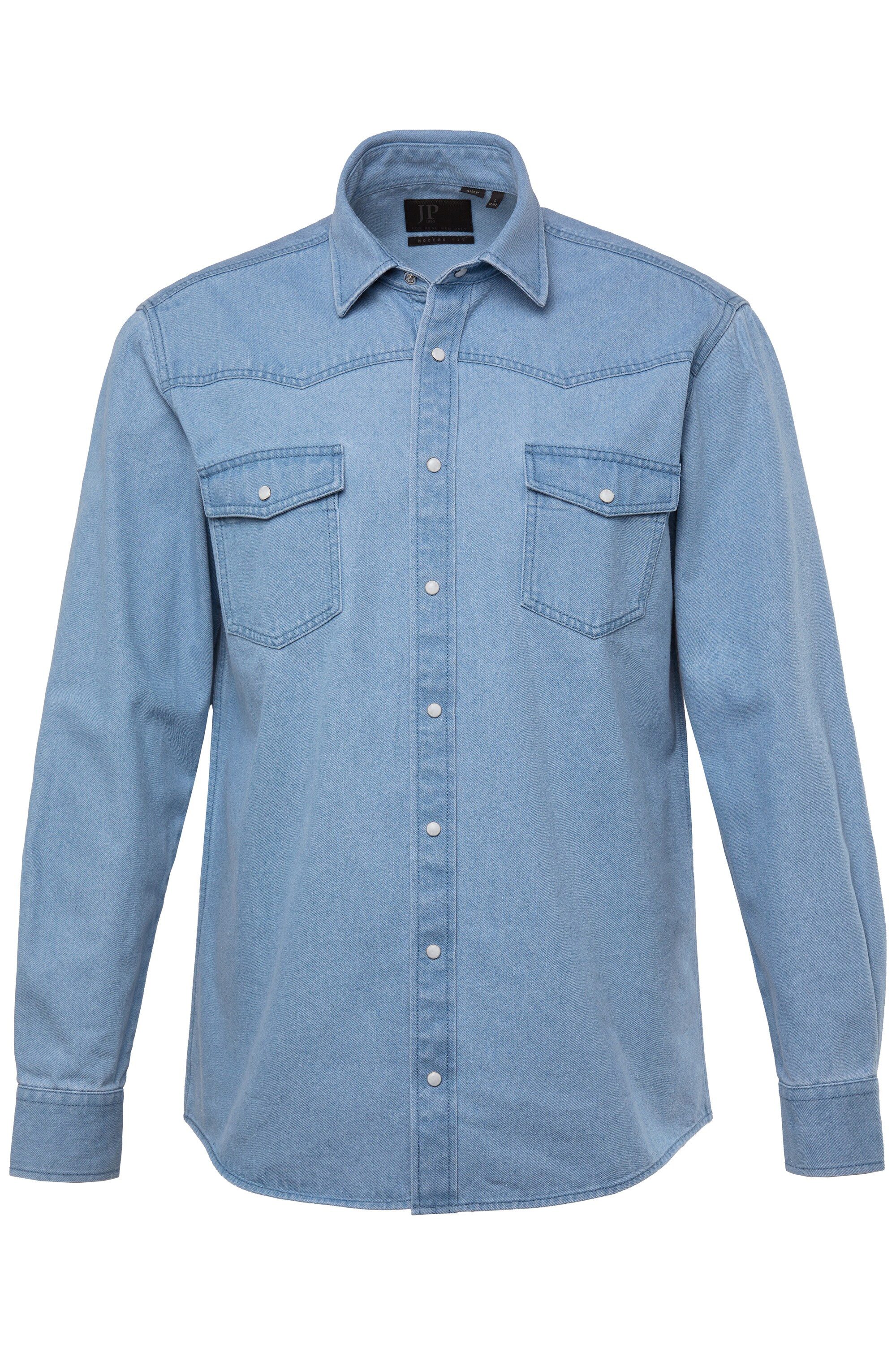 JP1880 Businesshemd JP 1880 Jeanshemd Langarm günstig online kaufen
