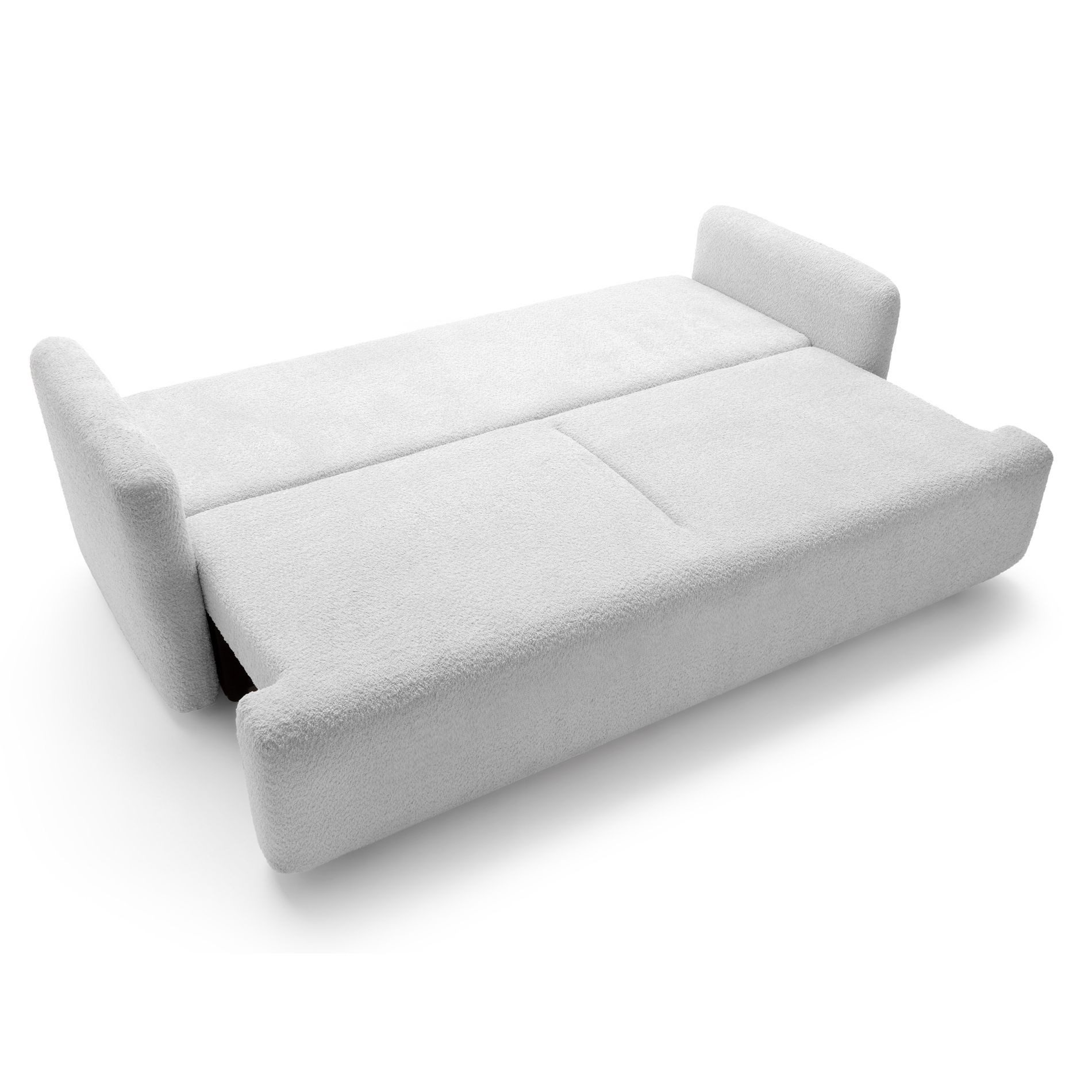 Selsey Schlafsofa, mit Schlaffunktion, Stauraum, Chenille und Zierkissen, 220 cm