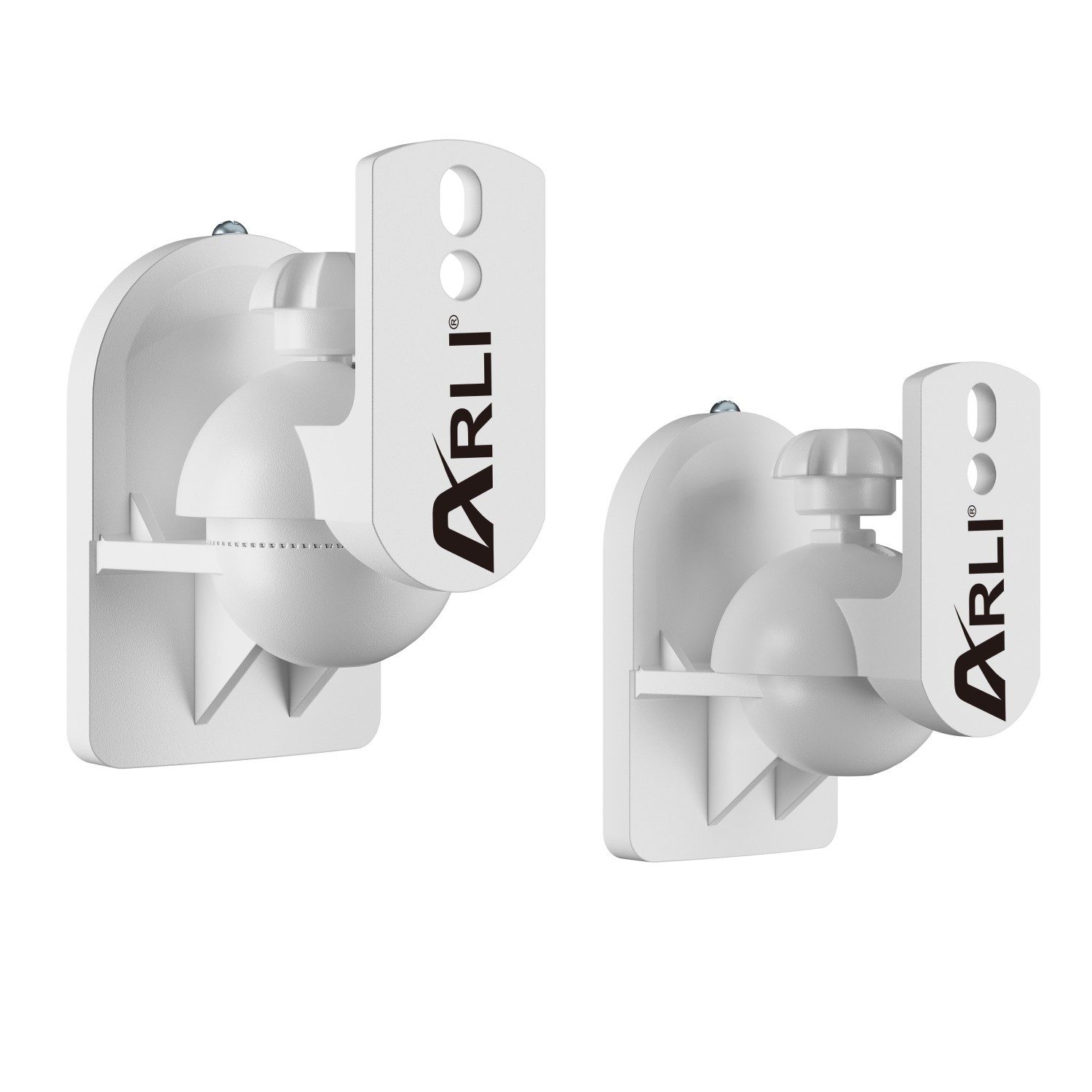 Lautsprecher-Wandhalterung 2x Wandhalter für Lautsprecher weiss