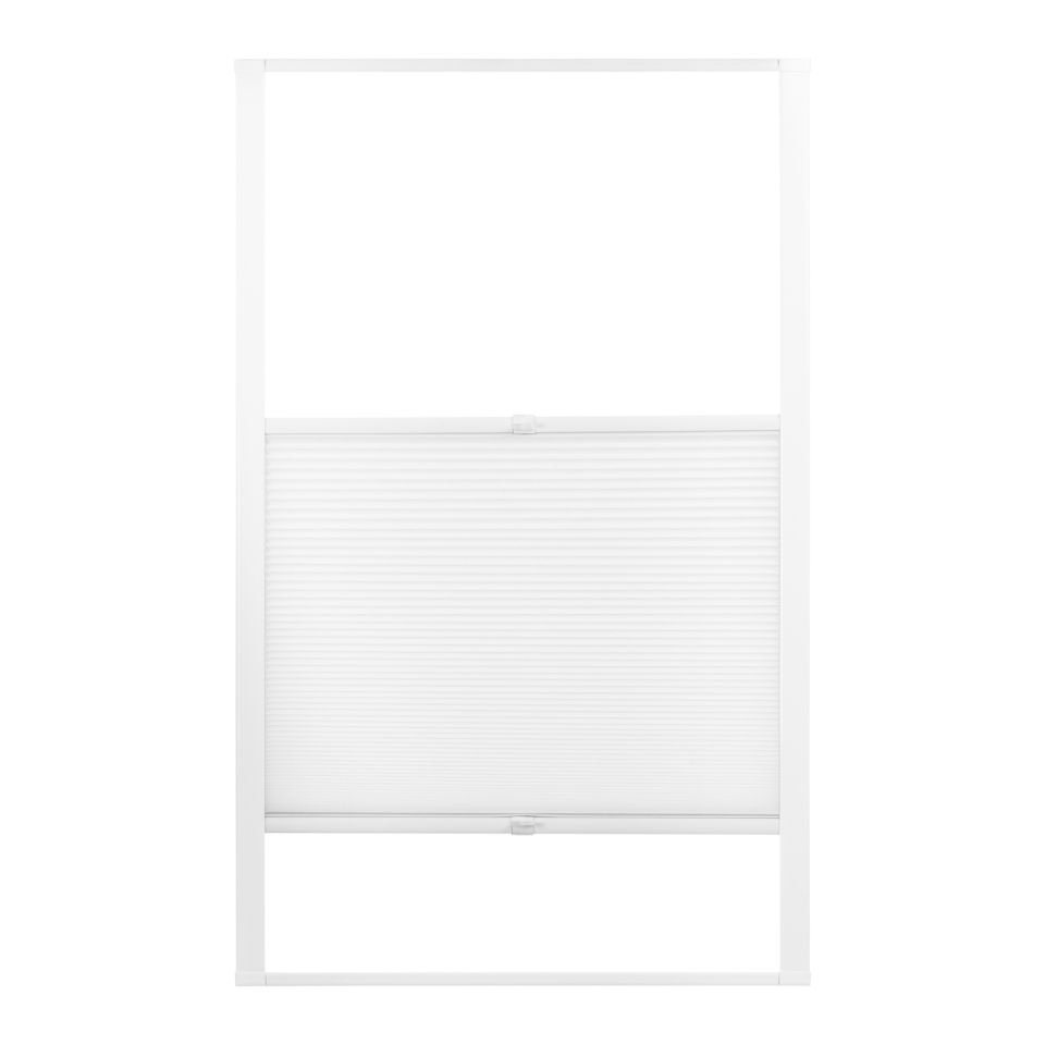 Dachfensterplissee Dachfenster passend für Velux Fenster Weiß CK02,  ventanara