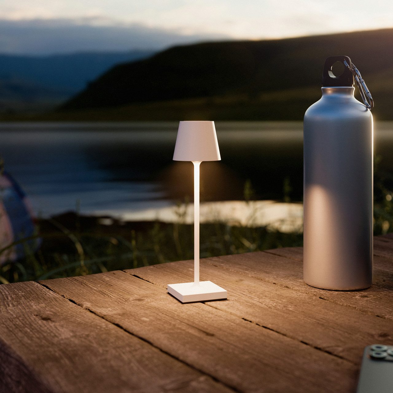 SIGOR LED Tischleuchte Sigor Akku-Tischleuchte NUINDIE USB-C