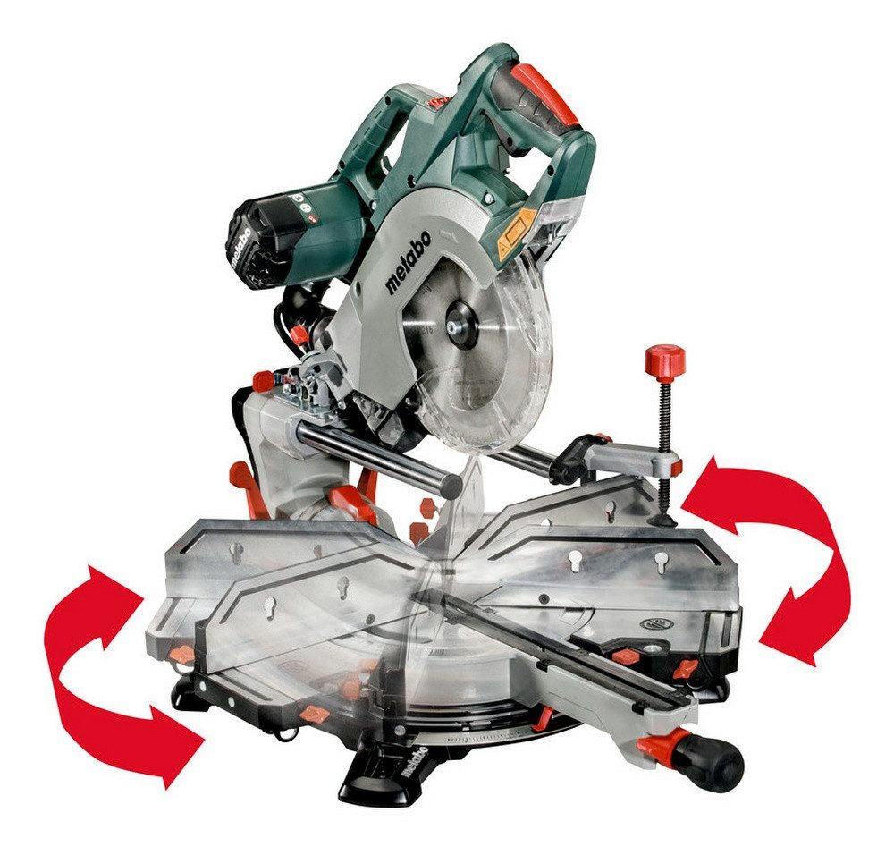 metabo Kapp- und Gehrungssäge KGSV 72, Xact SYM Set Kappsäge mit Maschinenständer KSU 251