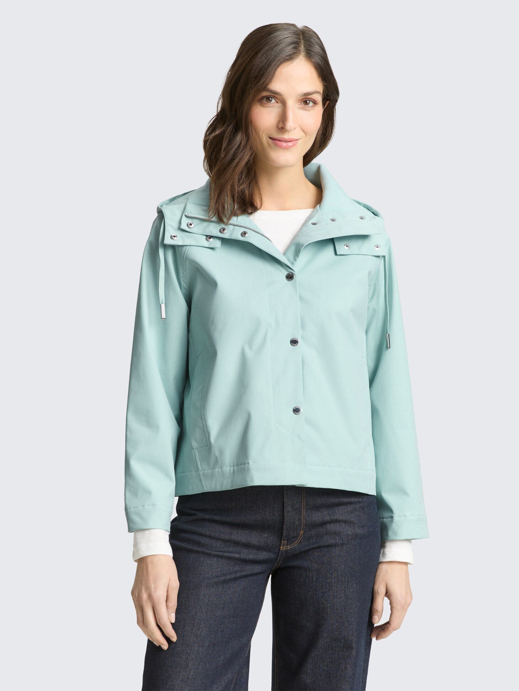 TOM TAILOR Sommerjacke Jacken Ultralight Short Parka aus wasserabweisendem Material