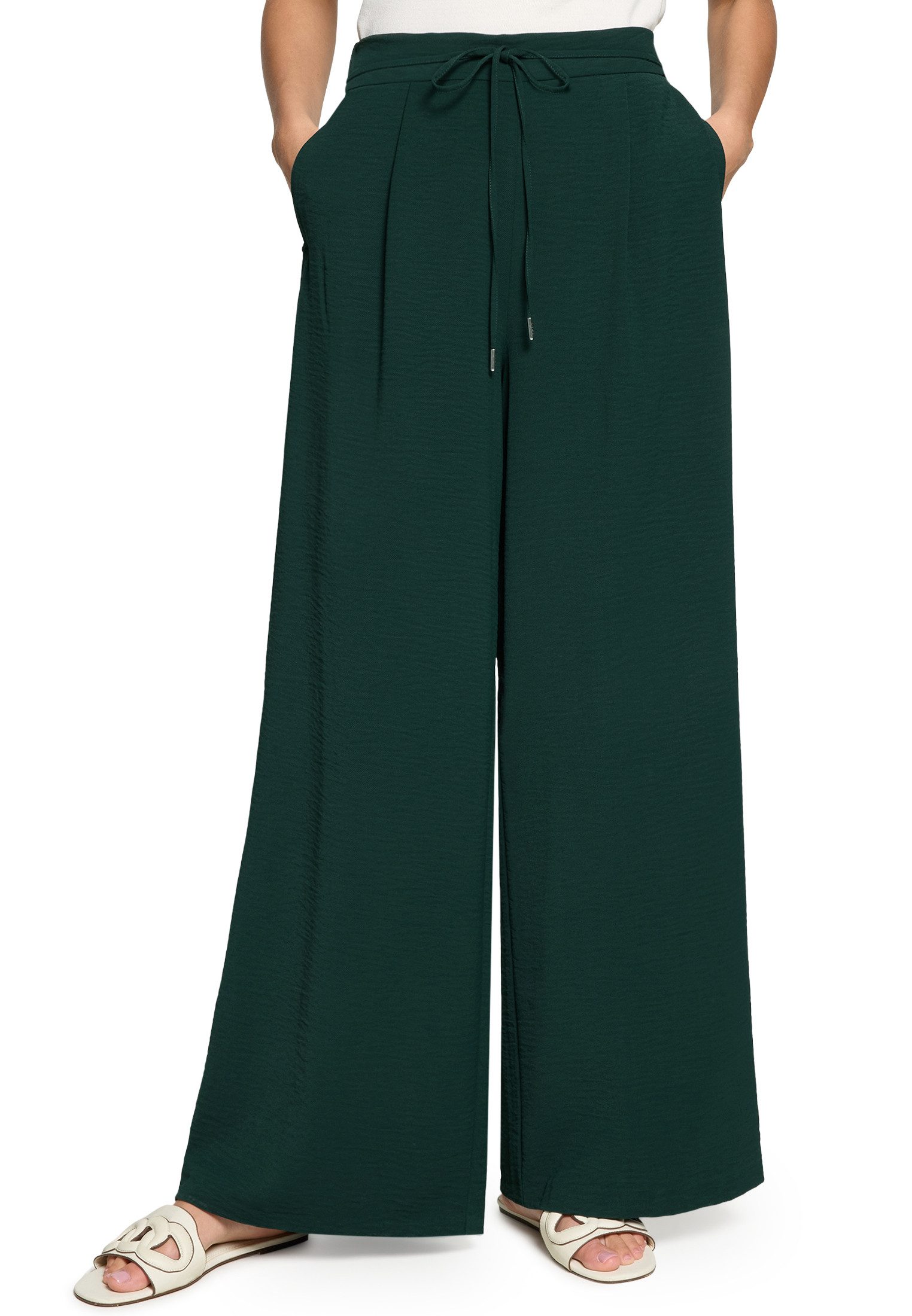 Zero Stoffhose Damen mit Schlaufe Material