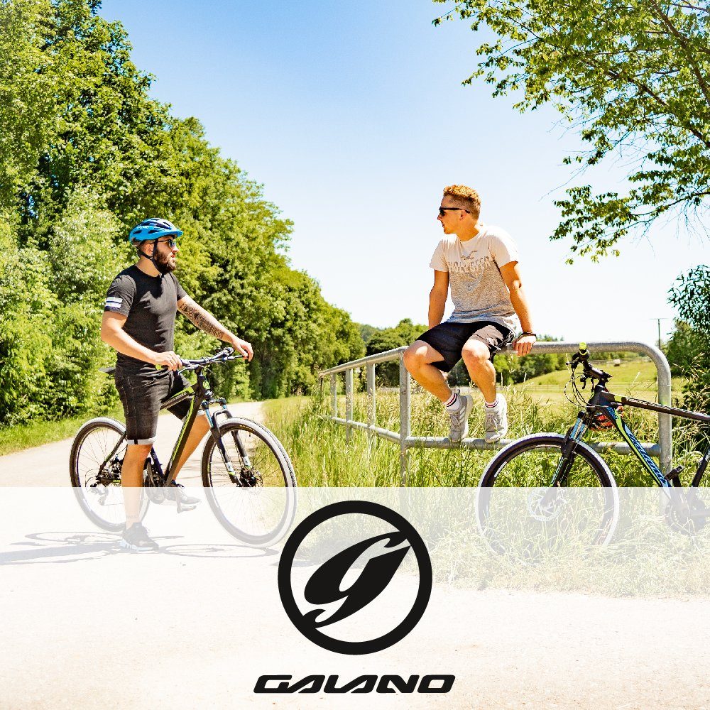 Galano Mountainbike weiß/türkis 165 Dirtbike Jugendliche Zoll G600, Fahrrad Erwachsene 145 cm 18 und für - 26 Kettenschaltung, Gang