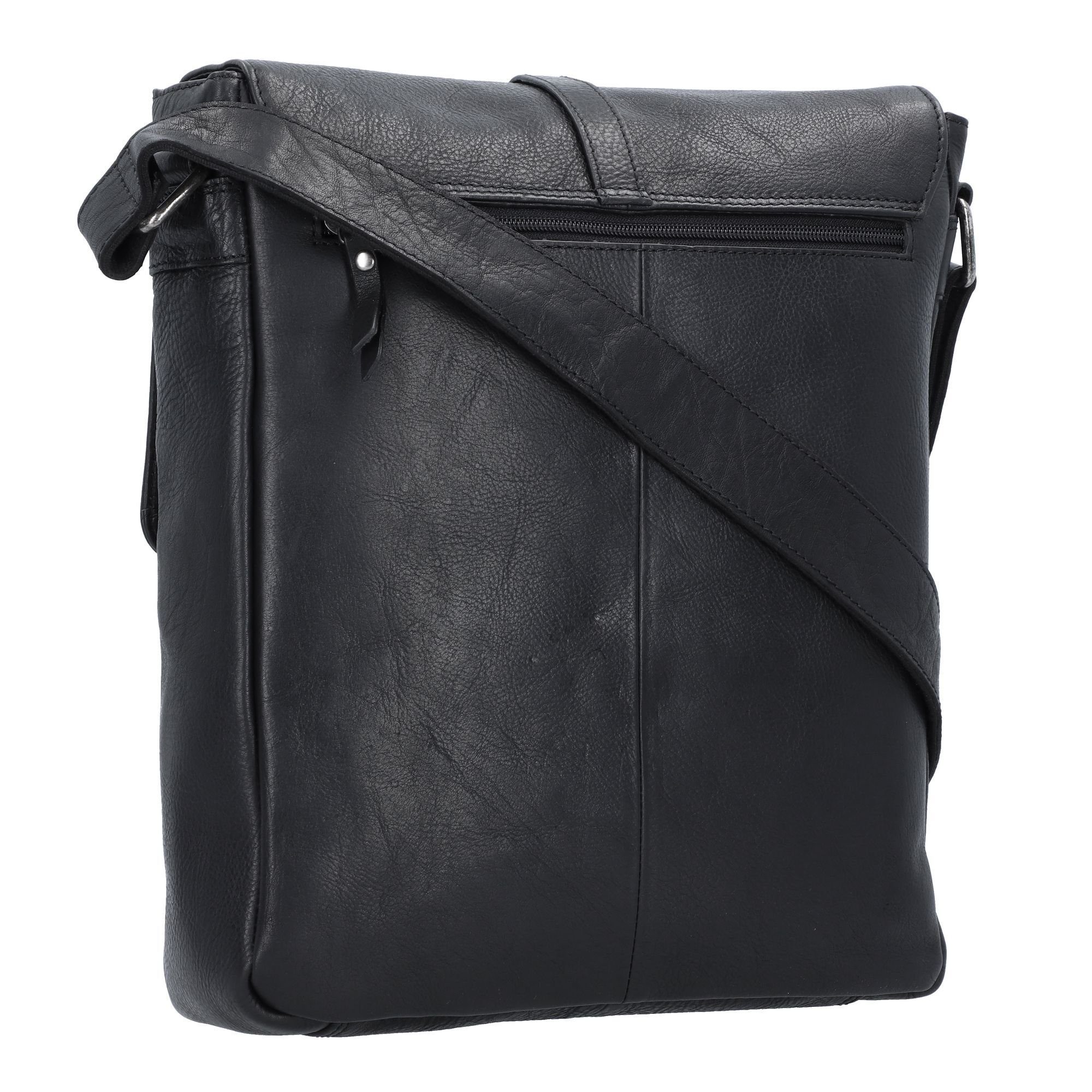 Messenger Burkley Burkely Antique Bag Leder black Avery,