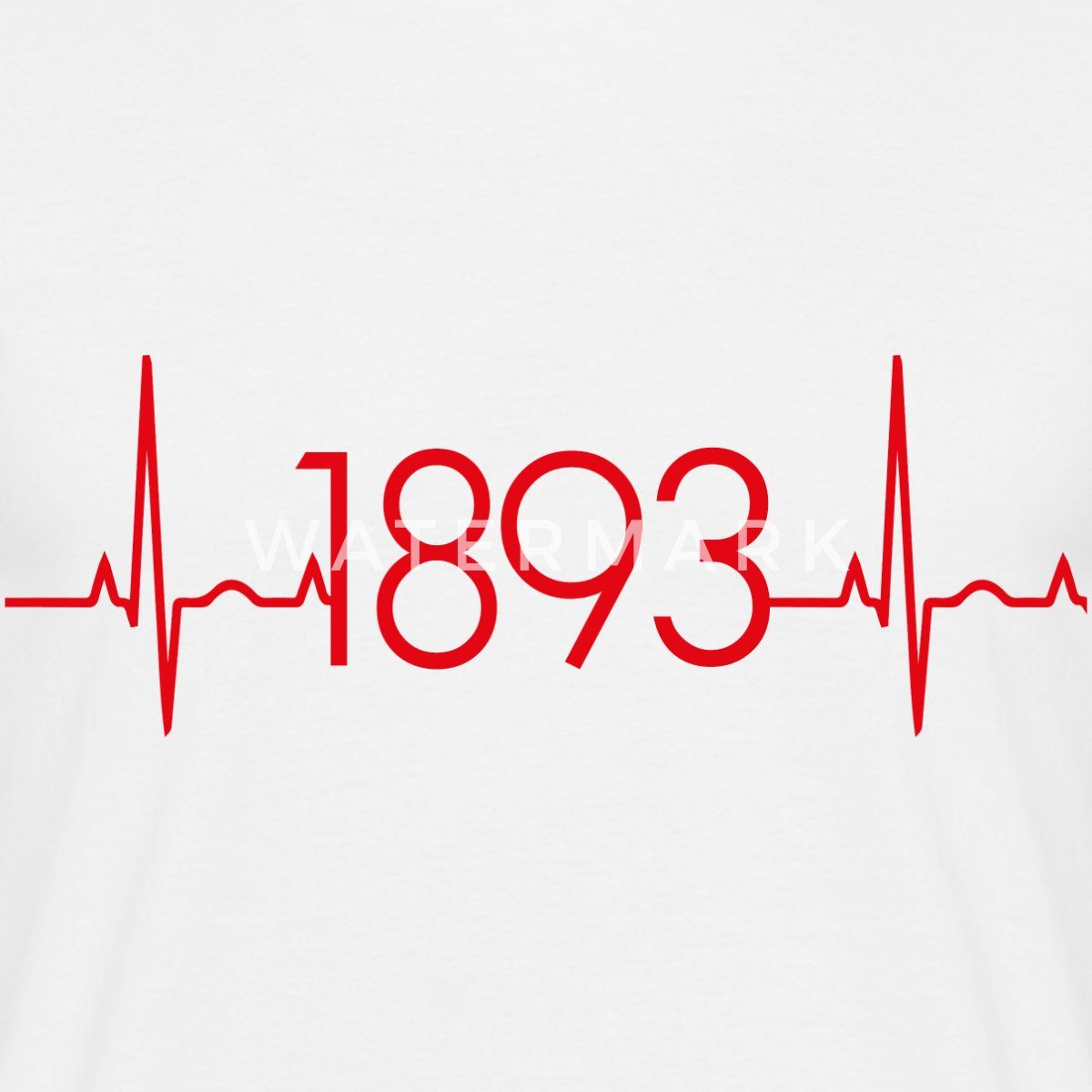 Spreadshirt T-Shirt Stuttgart 1893 Herzschlag Fußball günstig online kaufen