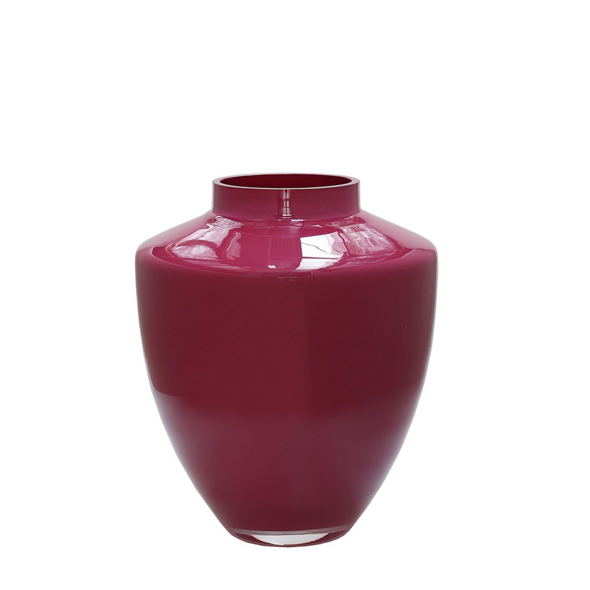 Vase the World Tischvase Glasvase klassisch konisch Blumenvase mundgeblasen (1 St., 1 Vase), handgefertigt für große Sträuße