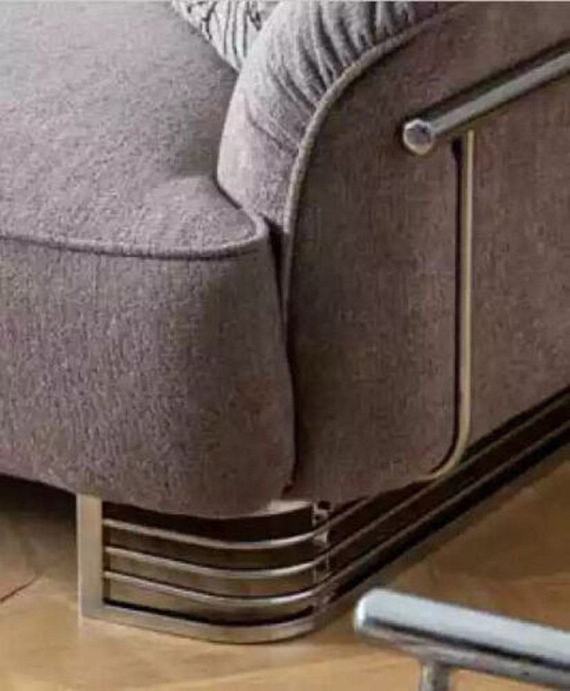JVmoebel 3-Sitzer Sofa 3 Europa Luxus, Sitzer Textil Modern Neu Wohnzimmer Design in 1 Made Teile