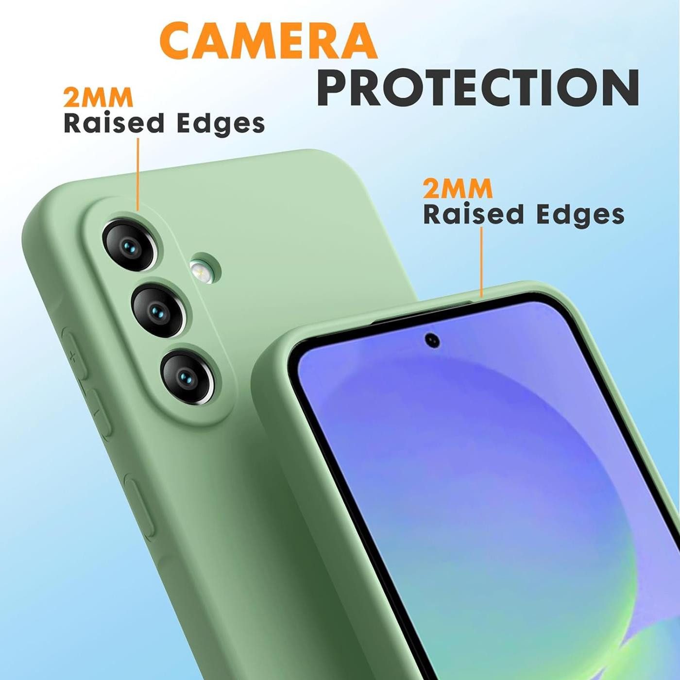 CoolGadget Handyhülle Silikon Colour Series Slim Case für Samsung Galaxy A56 5G 6,7 Zoll, Hülle weich Handy Cover für Samsung A56 5G Schutzhülle – Bild 2 von 5