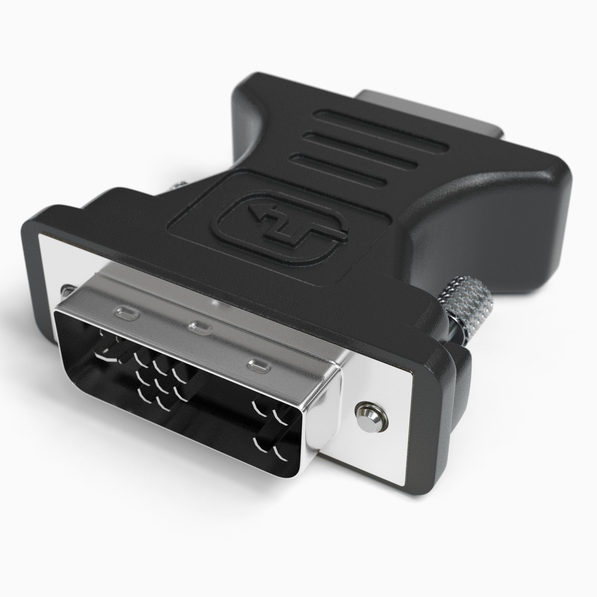 JAMEGA DVI-A 12+5 auf VGA Adapter 4K 1080P Full HD 3D Single Link VGA Buchse Adapter