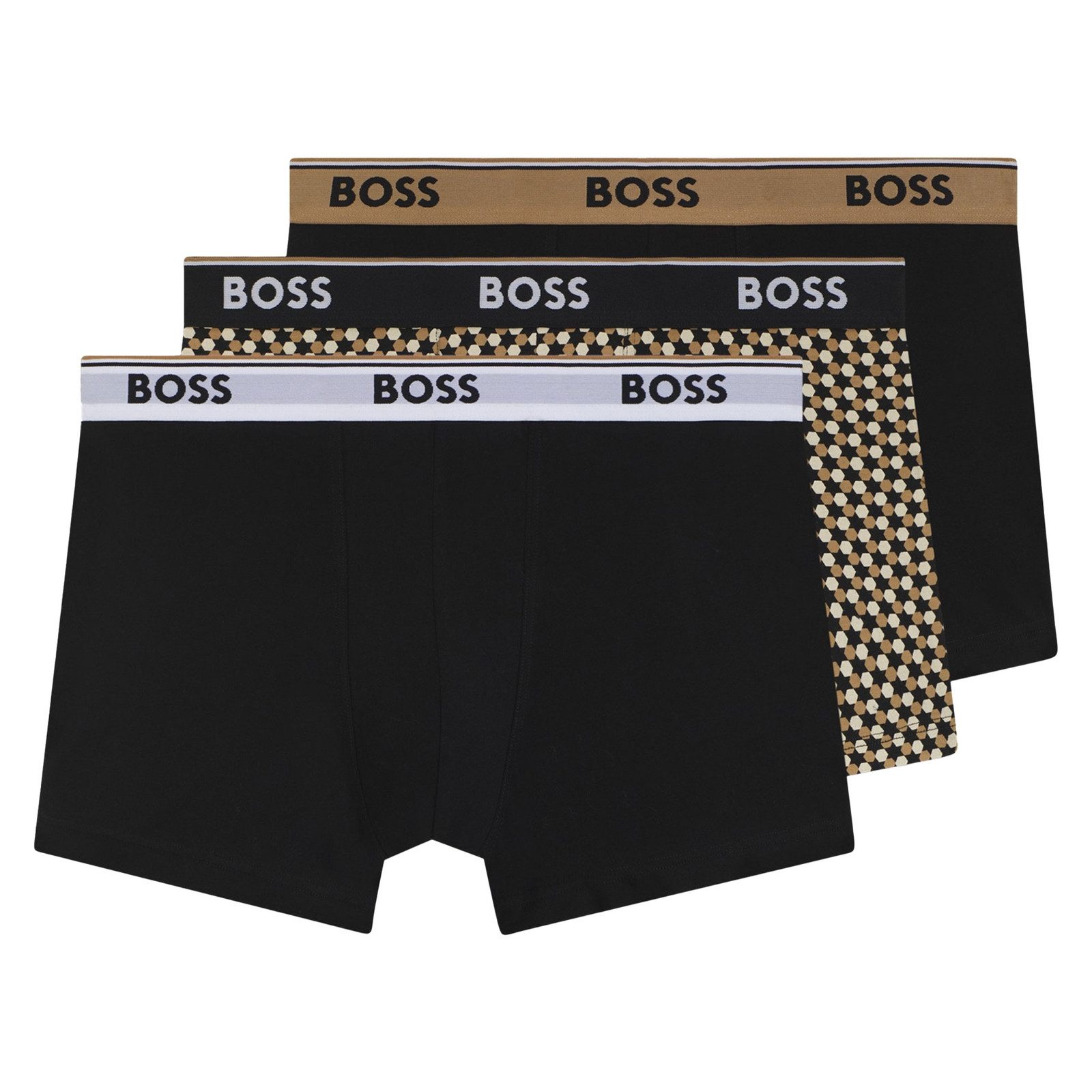 BOSS Boxer Trunk Power Design (3-St., 3er Pack) mit breitem Webgummibund günstig online kaufen