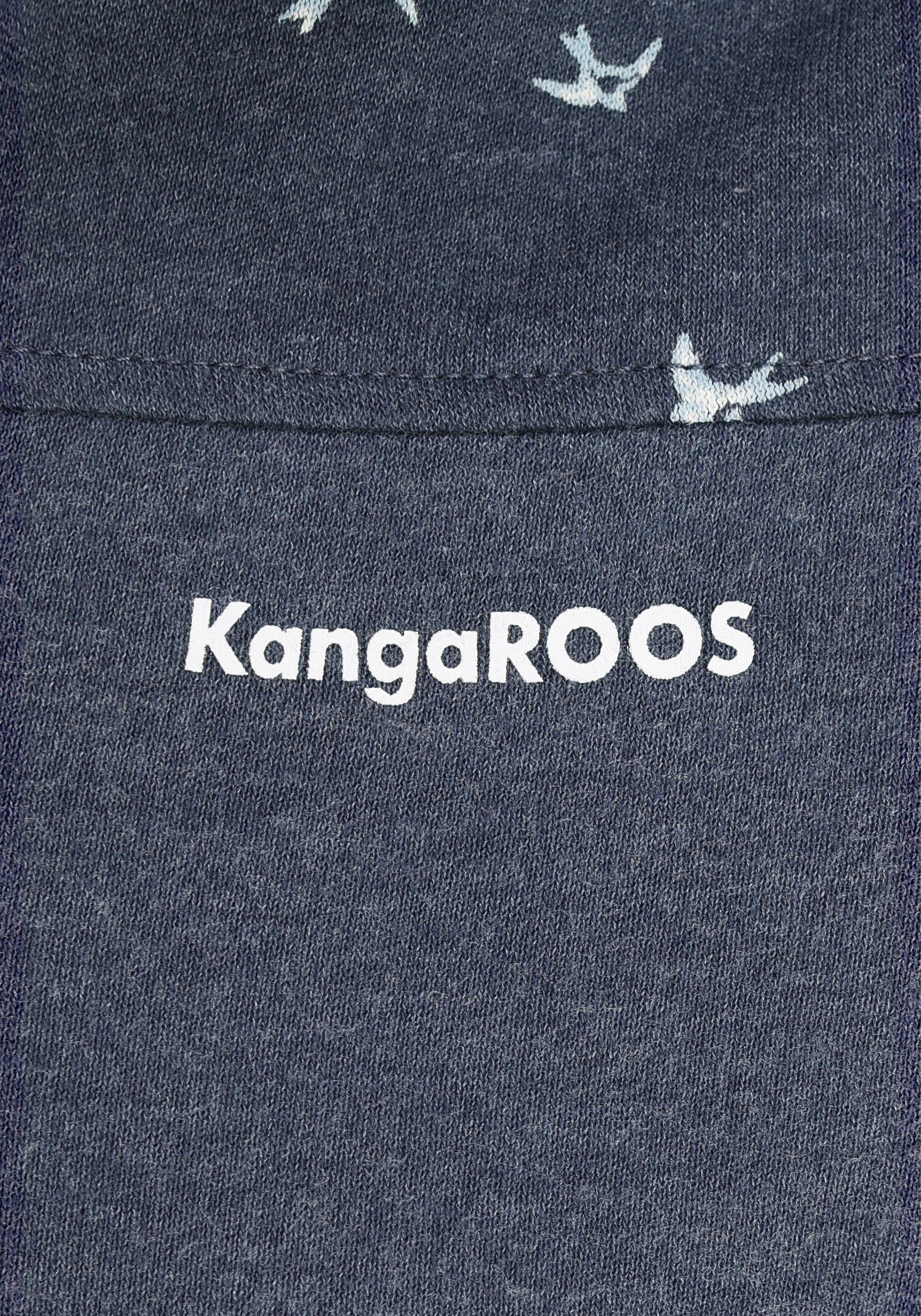 KangaROOS Kapuzensweatjacke melange NEUE jeansblau KOLLEKTION