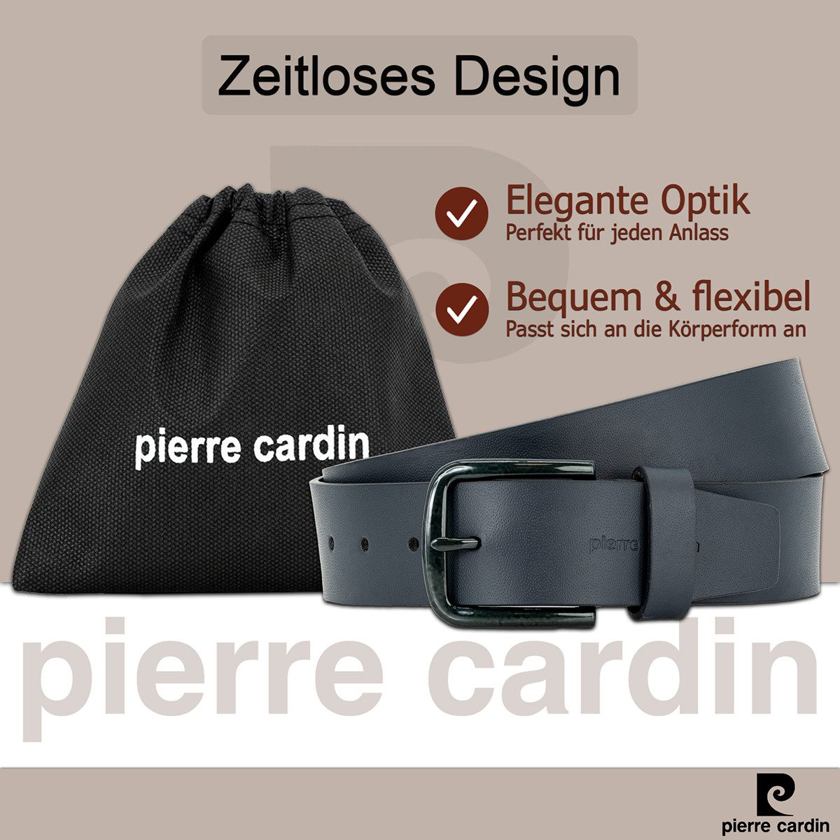 Pierre Cardin Ledergürtel
