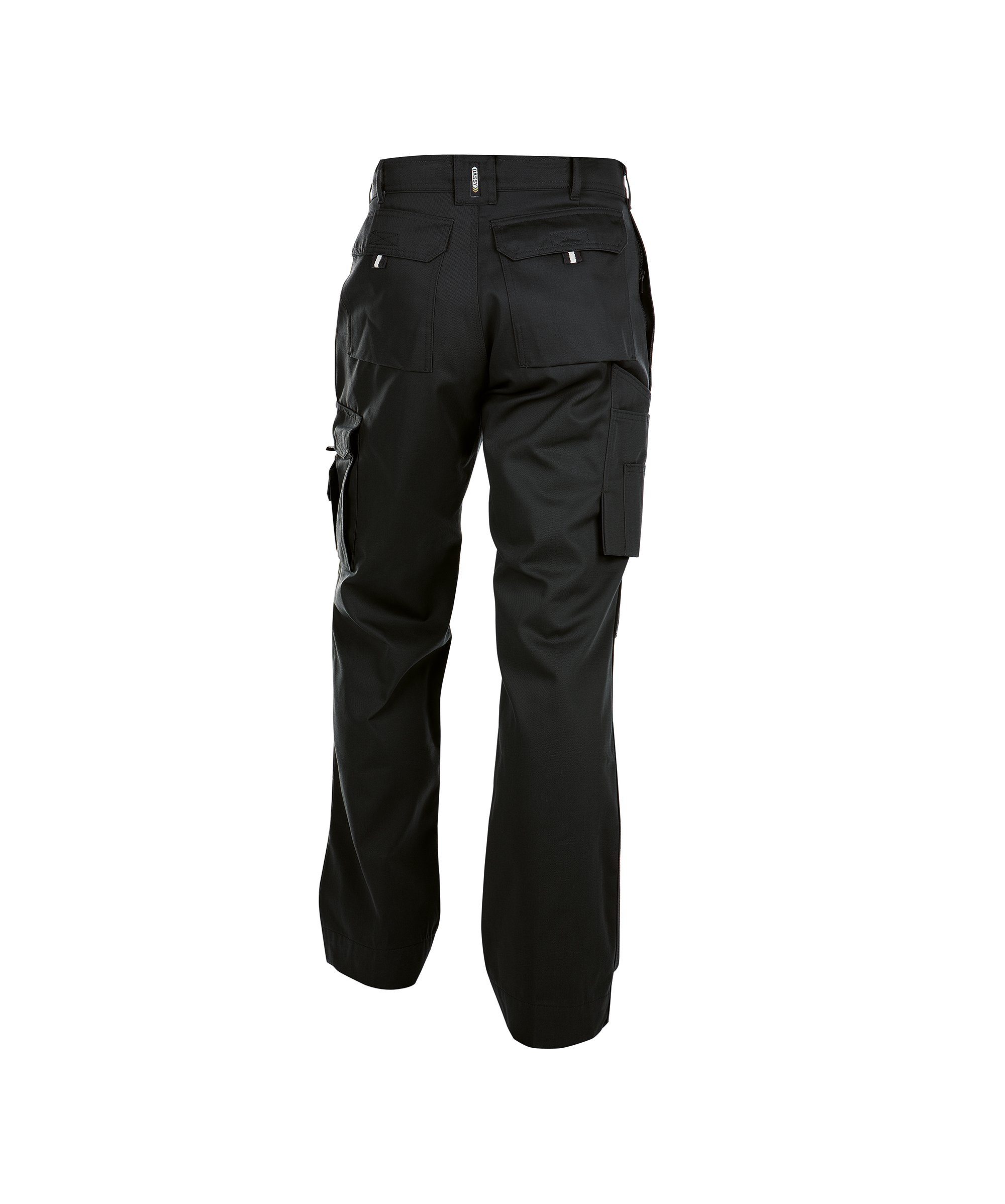 Dassy Arbeitshose Miami schwarz mit Arbeitshose (1-tlg) Kniepolstertaschen