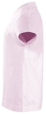 MyDesign24 Print-Shirt bedrucktes Mädchen T-Shirt weiße Katze die in Ihren Schwanz beißt Baumwollshirt mit Aufdruck, weiß, schwarz, rot, rosa, i127