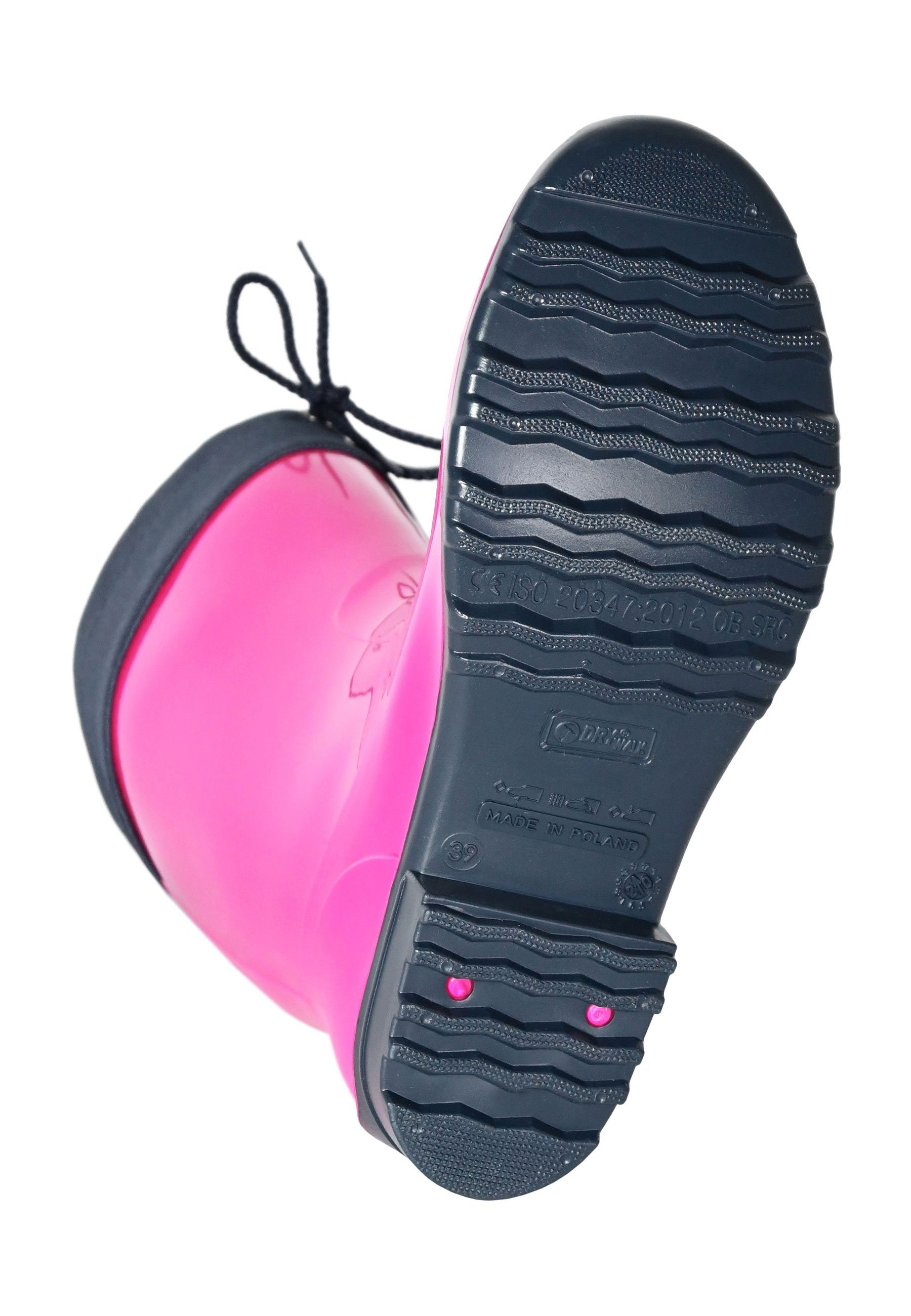 Regenliebe de Fieselregen Gummistiefel mit Stulpe halblang farbenfroh und wasserdicht