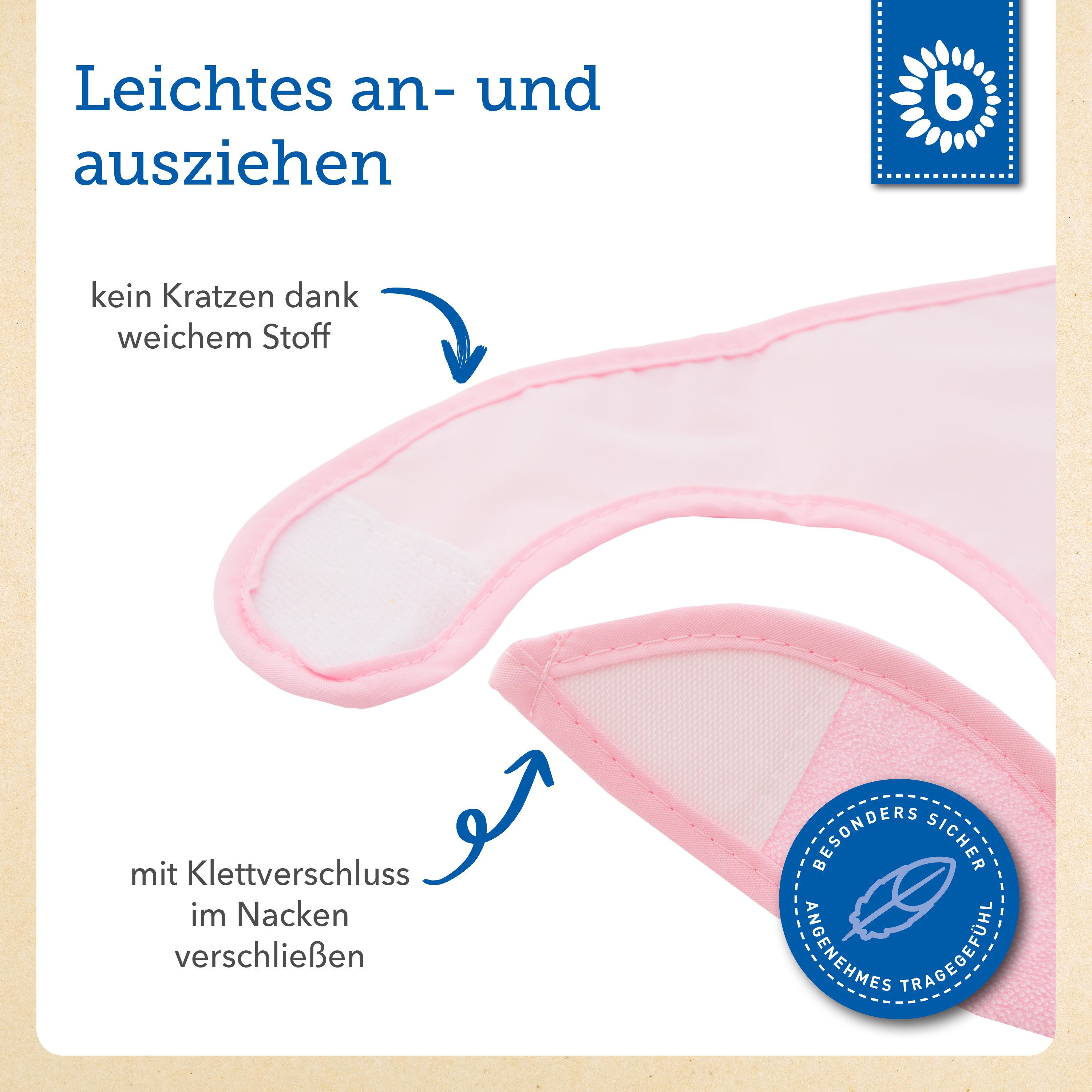 BIECO Lätzchen Bieco Baby Lätzchen 10er Pack Baby Lätzchen Wasserdicht Schlabberlatz – Bild 3 von 5