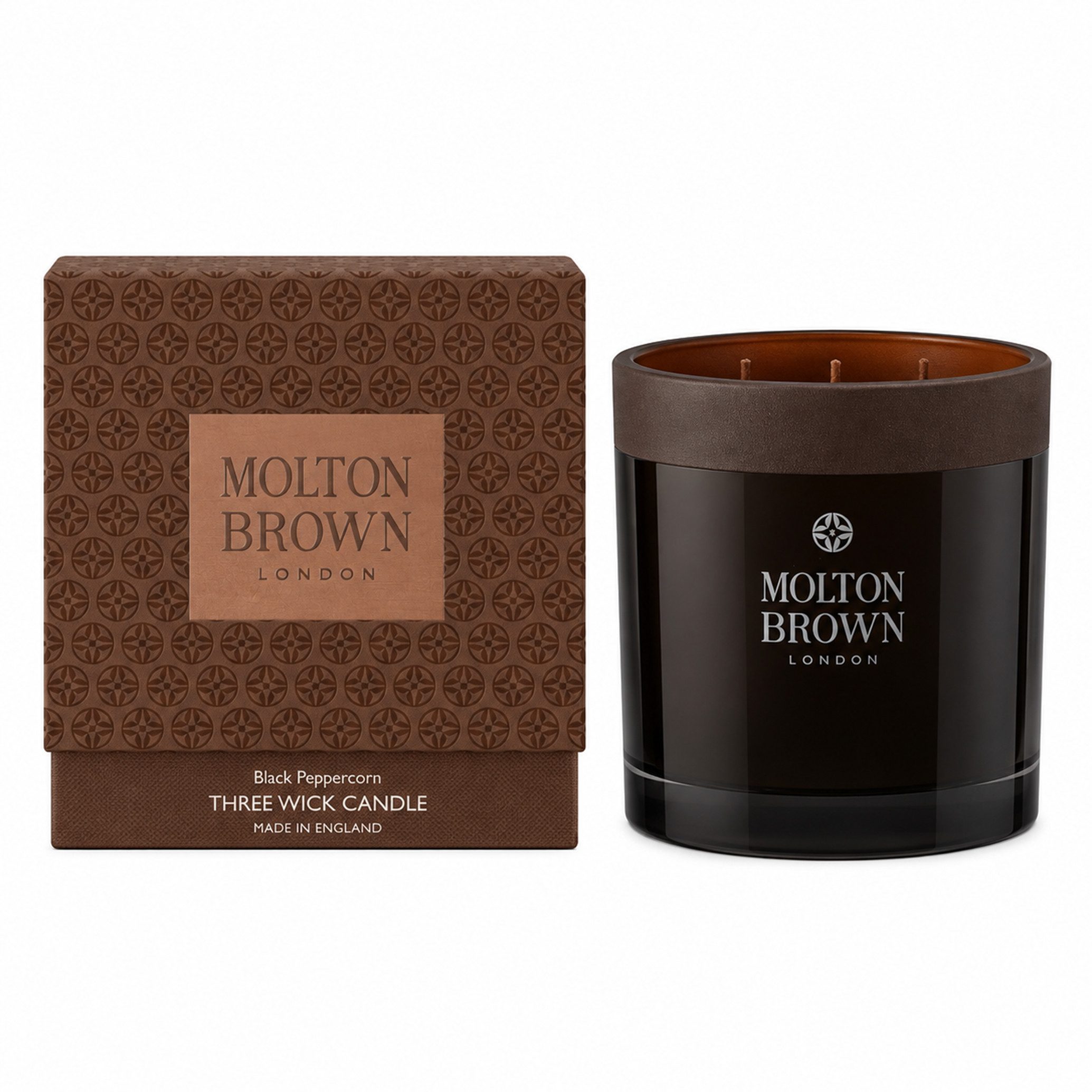MOLTON BROWN Duftkerze Molton Brown London Black Peppercorn Three Candle Kerze 480g