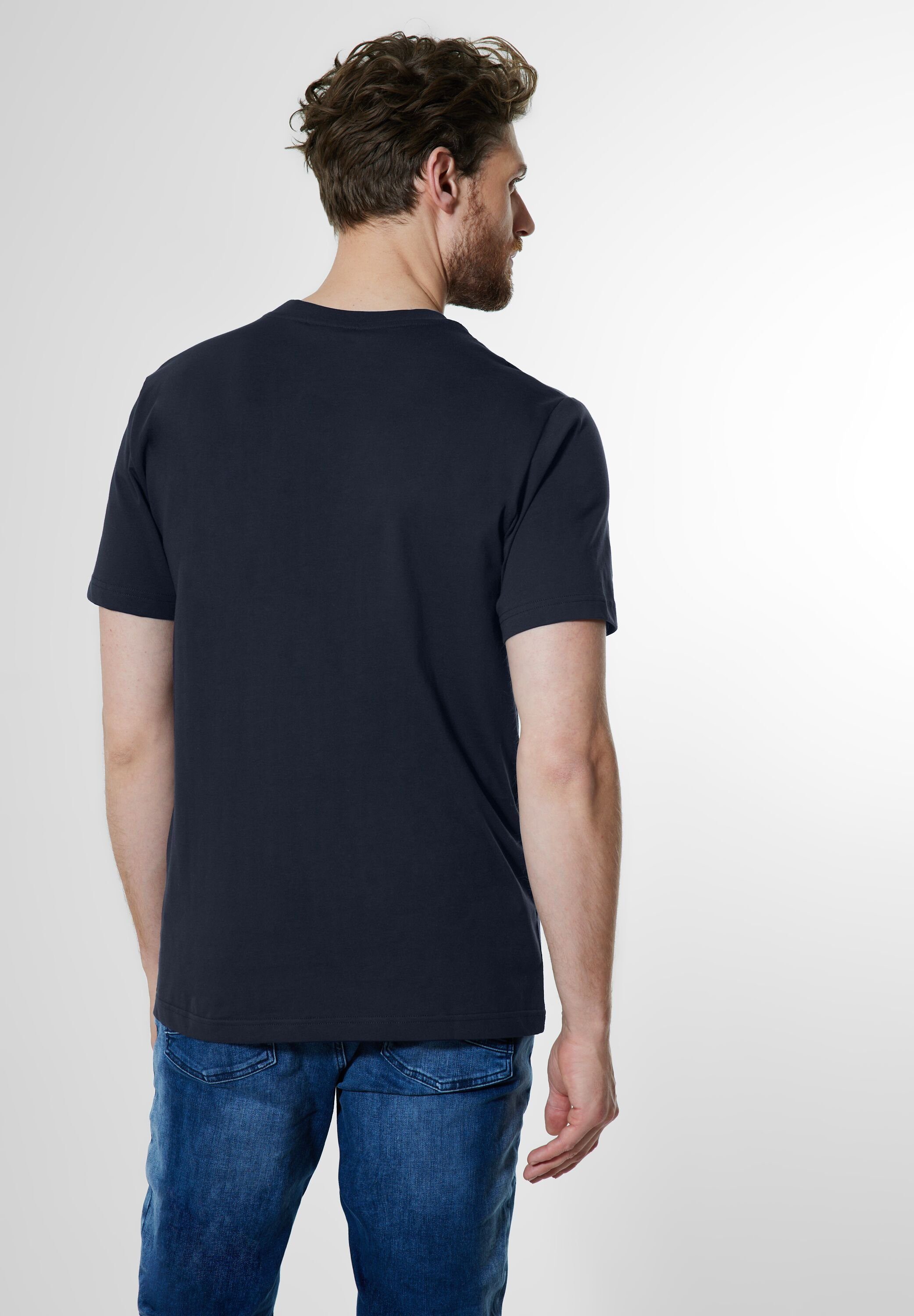 Rundhalsausschnitt T-Shirt ONE STREET MEN night blue