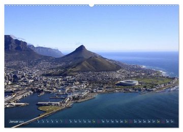 CALVENDO Wandkalender Südafrika - Küstenflug von Kapstadt bis Dyker Island (Premium, hochwertiger DIN A2 Wandkalender 2023, Kunstdruck in Hochglanz)
