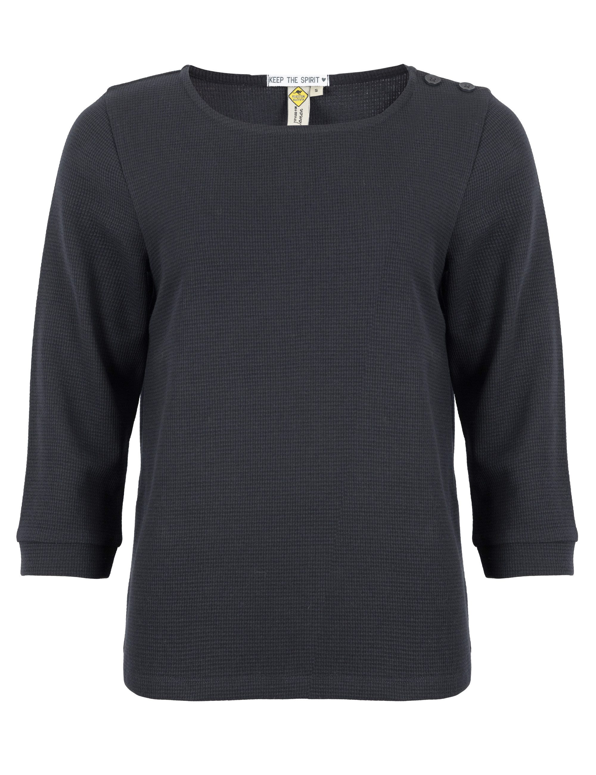ROADSIGN australia Langarmshirt Soft Structure (1, 1-tlg., 1) Longsleeve mit Struktur-Design & feinem Detailspiel