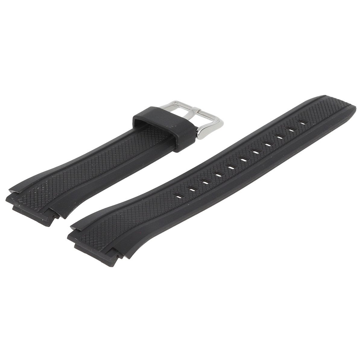 CASIO Uhrenarmband 20mm Kunststoff Schwarz EF-552