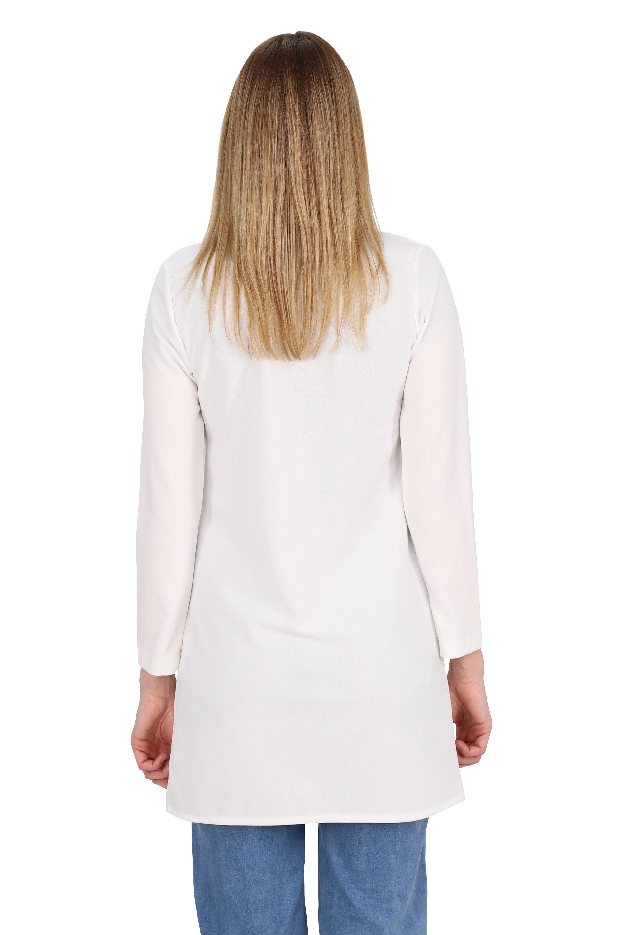 malito more than fashion Jackenblazer Long Blazer 6041 offener Long Blazer