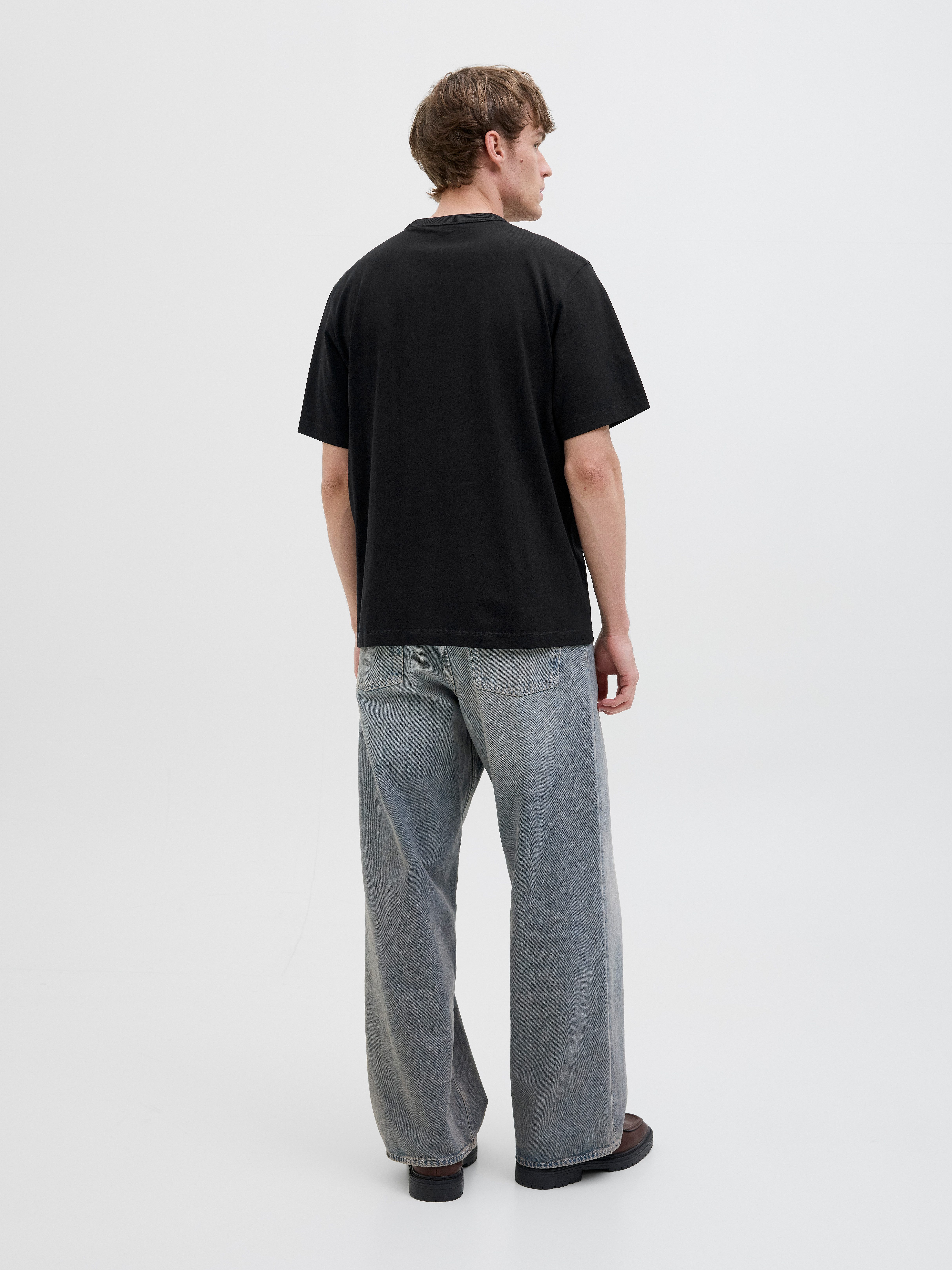 Jack & Jones Rundhalsshirt JJEDOVER TEE SS CREW NECK