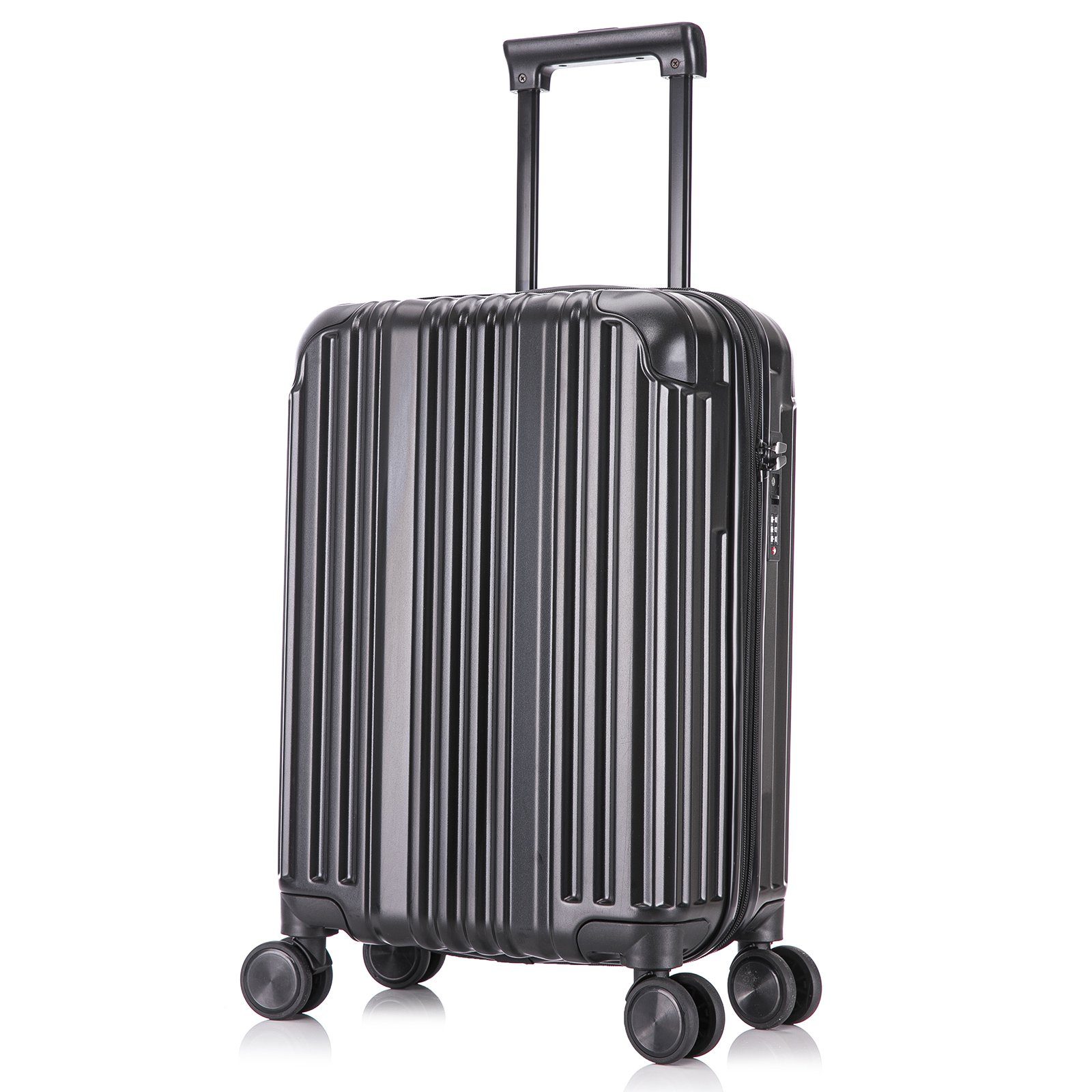interGo Hartschalen-Trolley Reisekoffer mit 4 Rollen günstig online kaufen