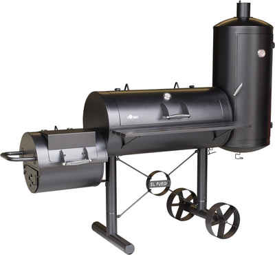 El Fuego Smoker »El Fuego® Smoker-Grill "Kiona" mit Räucherturm, 2 Thermometern«