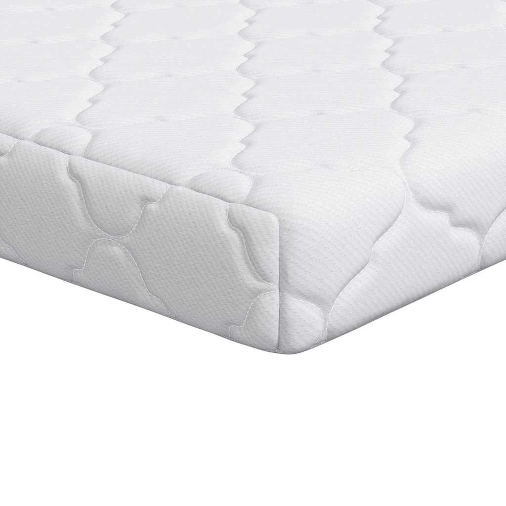 Boxspringmatratze Matratze Weiß 80 x 160 cm Jacquard-Stoff, vidaXL, 10.5 cm hoch