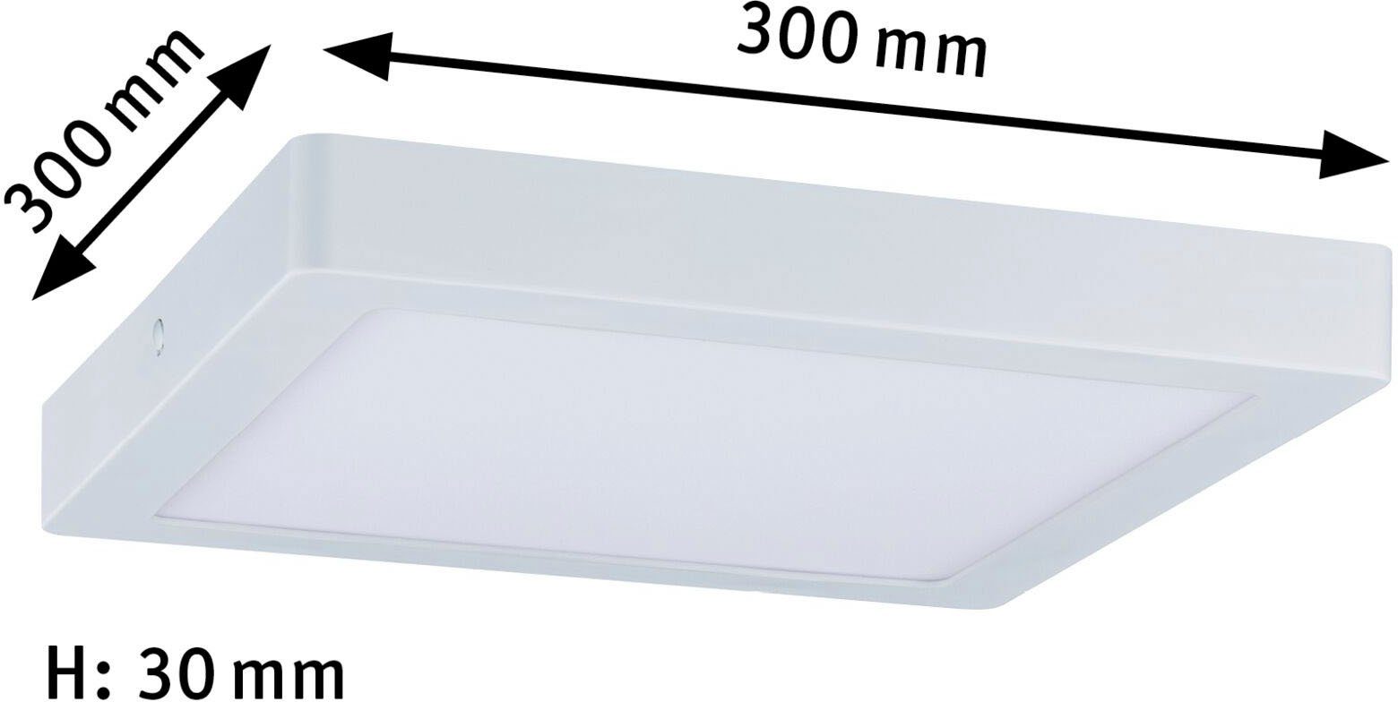 fest Abia, integriert Deckenleuchte LED Paulmann LED Warmweiß, LED fest integriert,