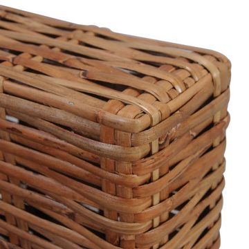 furnicato Sessel mit Auflagen Natur Rattan