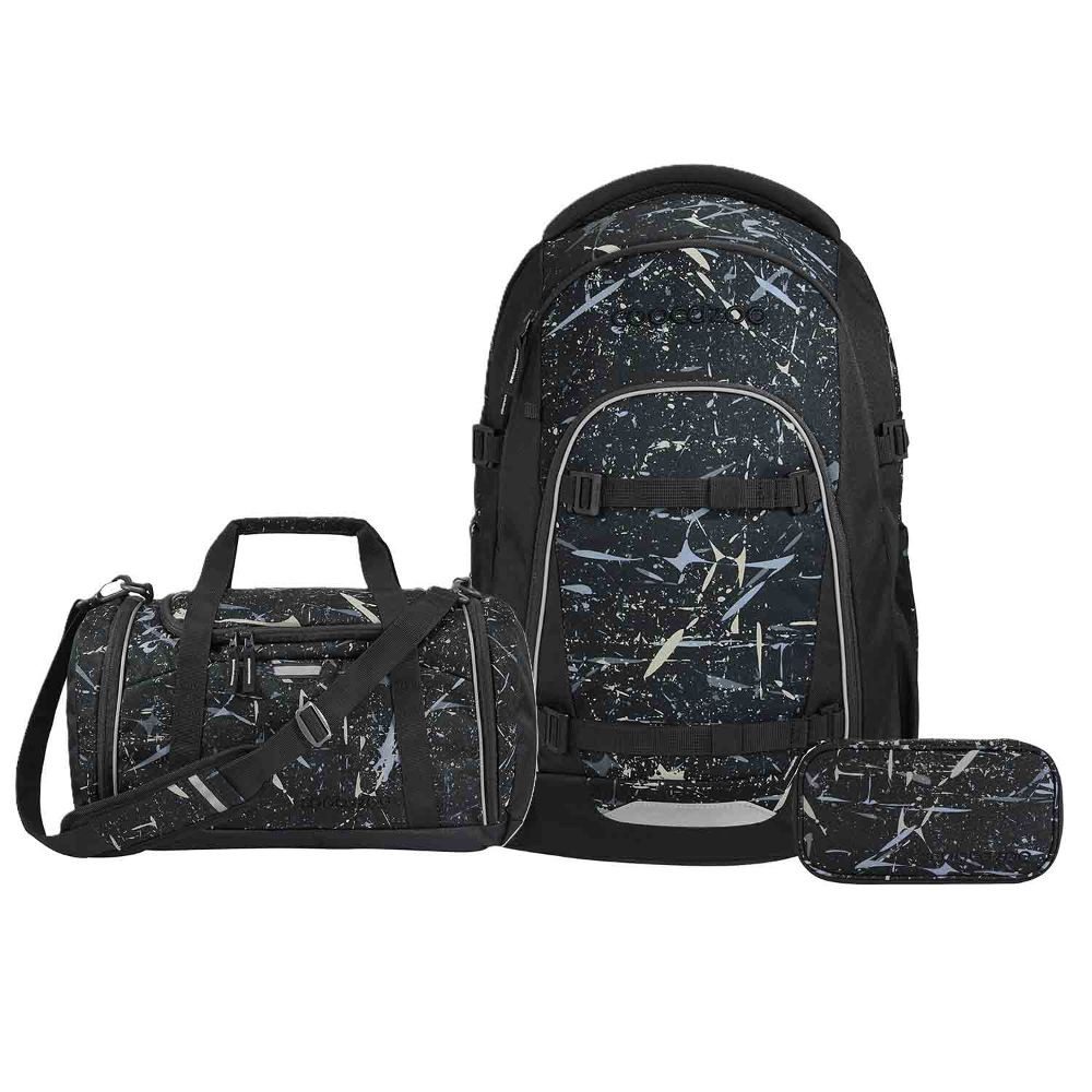 coocazoo Schulrucksack MATE (3tlg., inkl. Schlamperbox und Sportttasche)