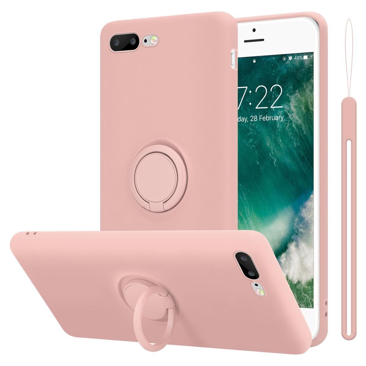 Cadorabo Handyhülle für iPhone 7 PLUS / 7S PLUS / 8 PLUS Hülle Apple iPhone 7 PLUS / 7S PLUS / 8 PLUS, Robustes Hard Case - Handy Schutzhülle - Hülle - Back Cover Bumper