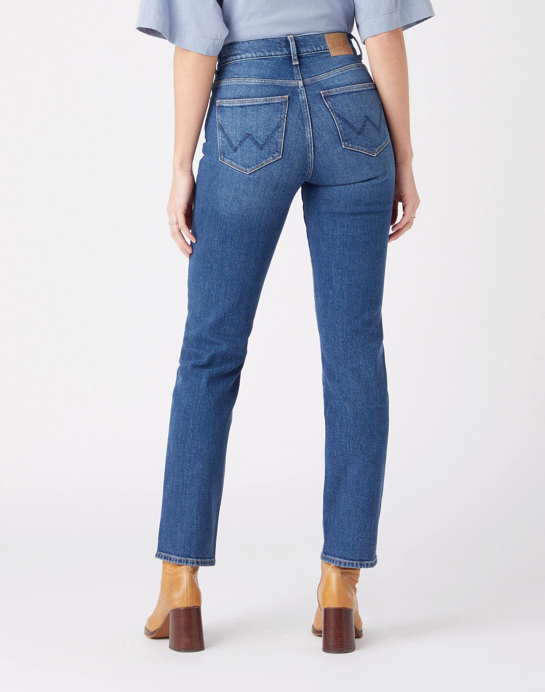 Wrangler Stretch-Jeans WRANGLER STRAIGHT airblue W26RJX386 112320017