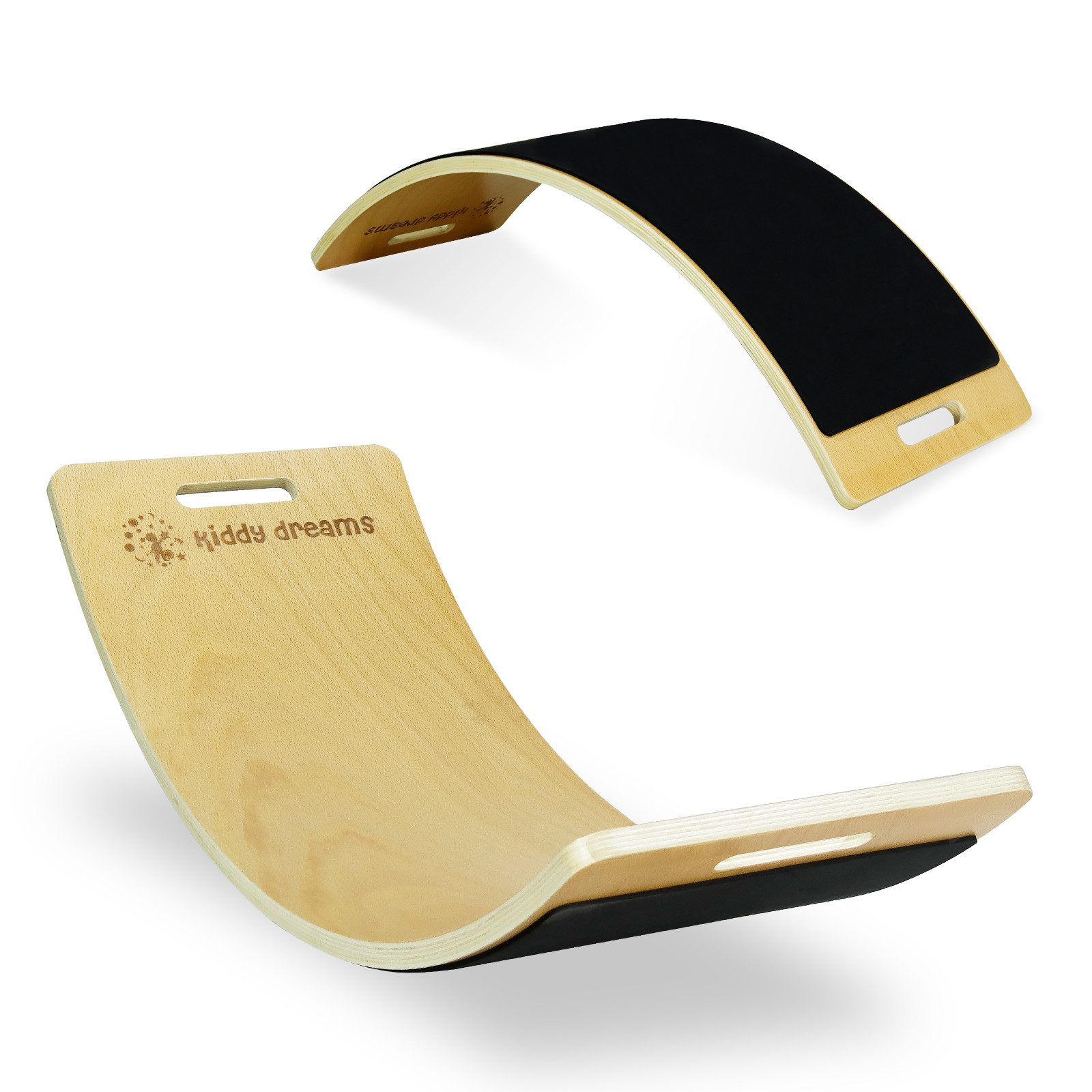 CCLIFE Balanceboard Balance Board Kinder Holz Balancierbrett Montessori Spielzeug