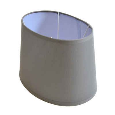 B&S Lampenschirm »Lampenschirm oval für Tisch und Stehlampen H 17 cm«