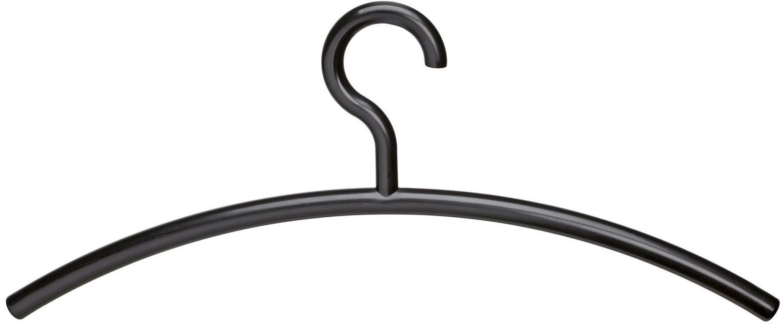 Garderobenständer Kleiderbügel Acryl VE=5 Stück schwarz