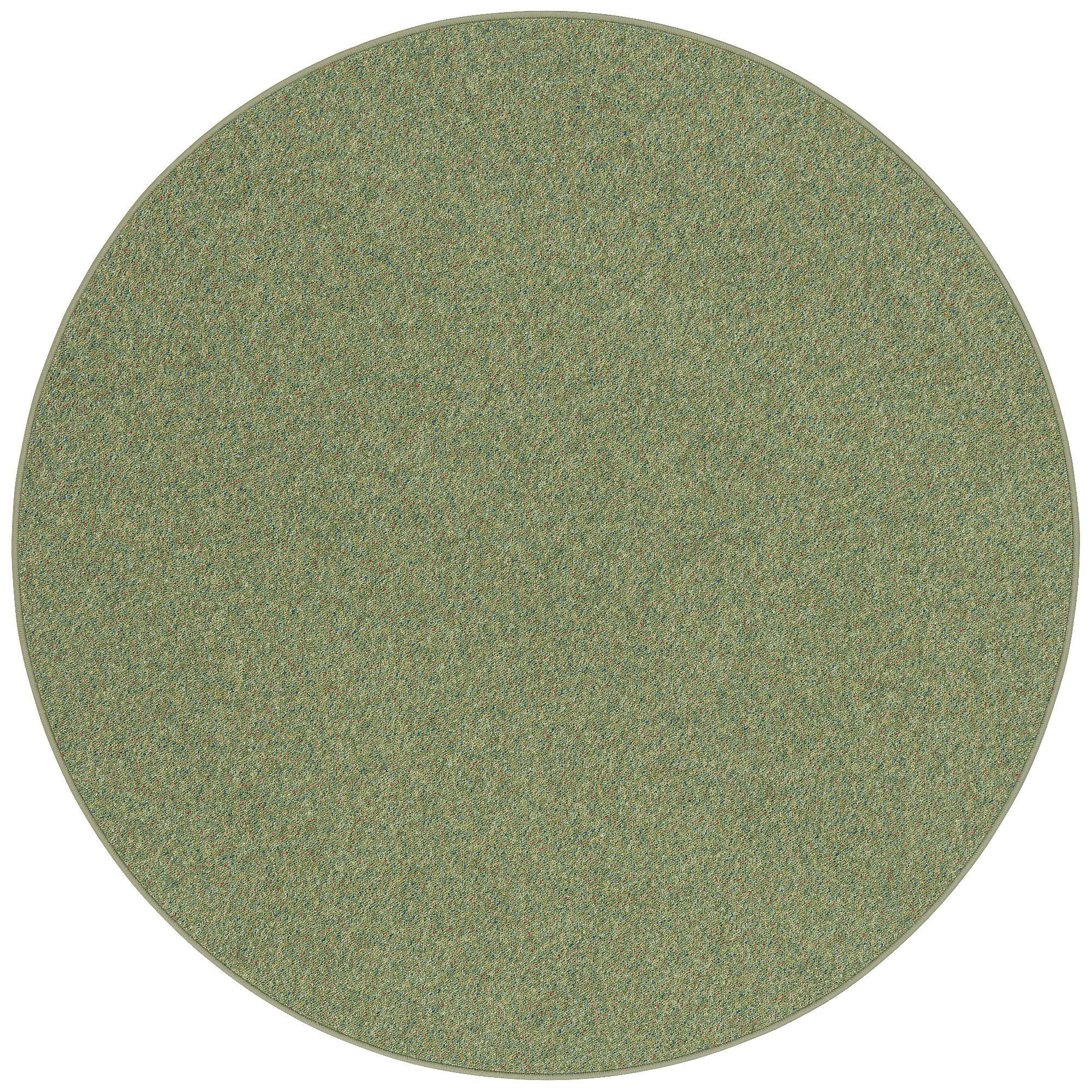 Snapstyle Veloursteppich Schlingen Teppich Alma Meliert Rund, Rund, Höhe: 8 günstig online kaufen