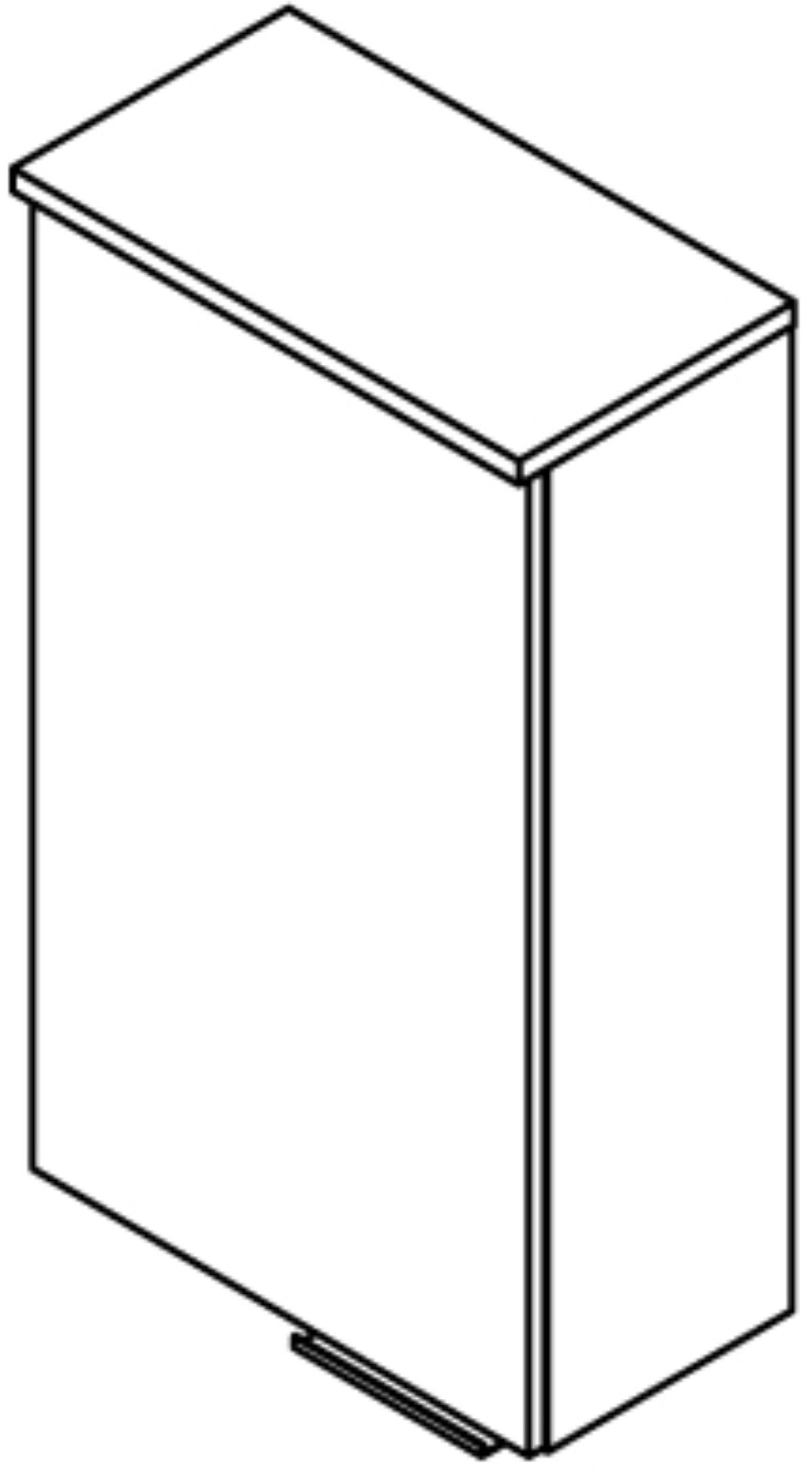 - links Weiß Korpusfarbe: Glas Hängeschrank Matt FACKELMANN Weiß Hängeschrank Frontfarbe: Kara