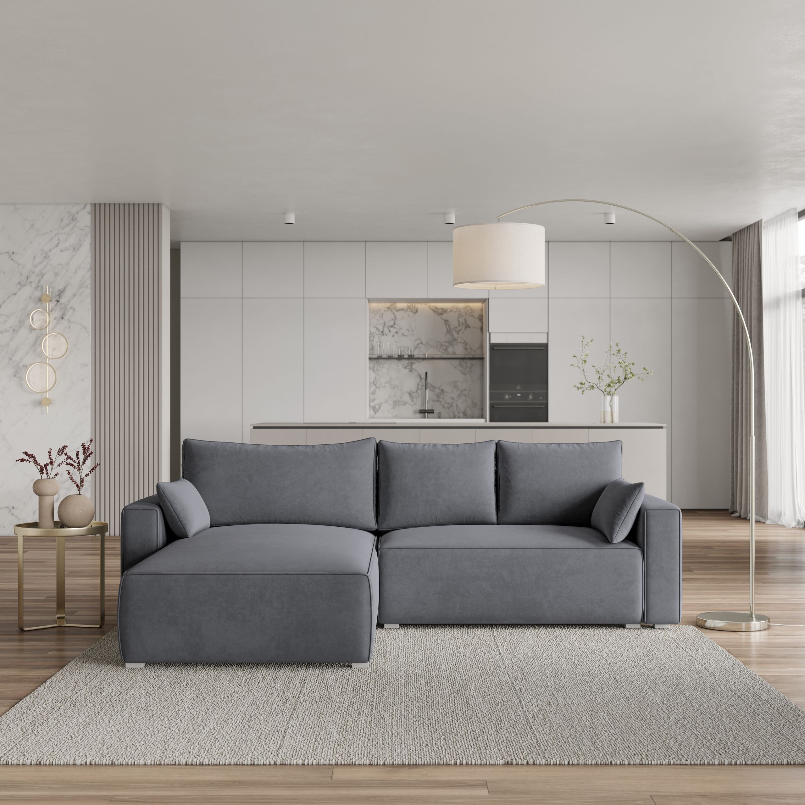 Masseno Ecksofa FORIL mit Schlaffunktion L-Form, günstig online kaufen