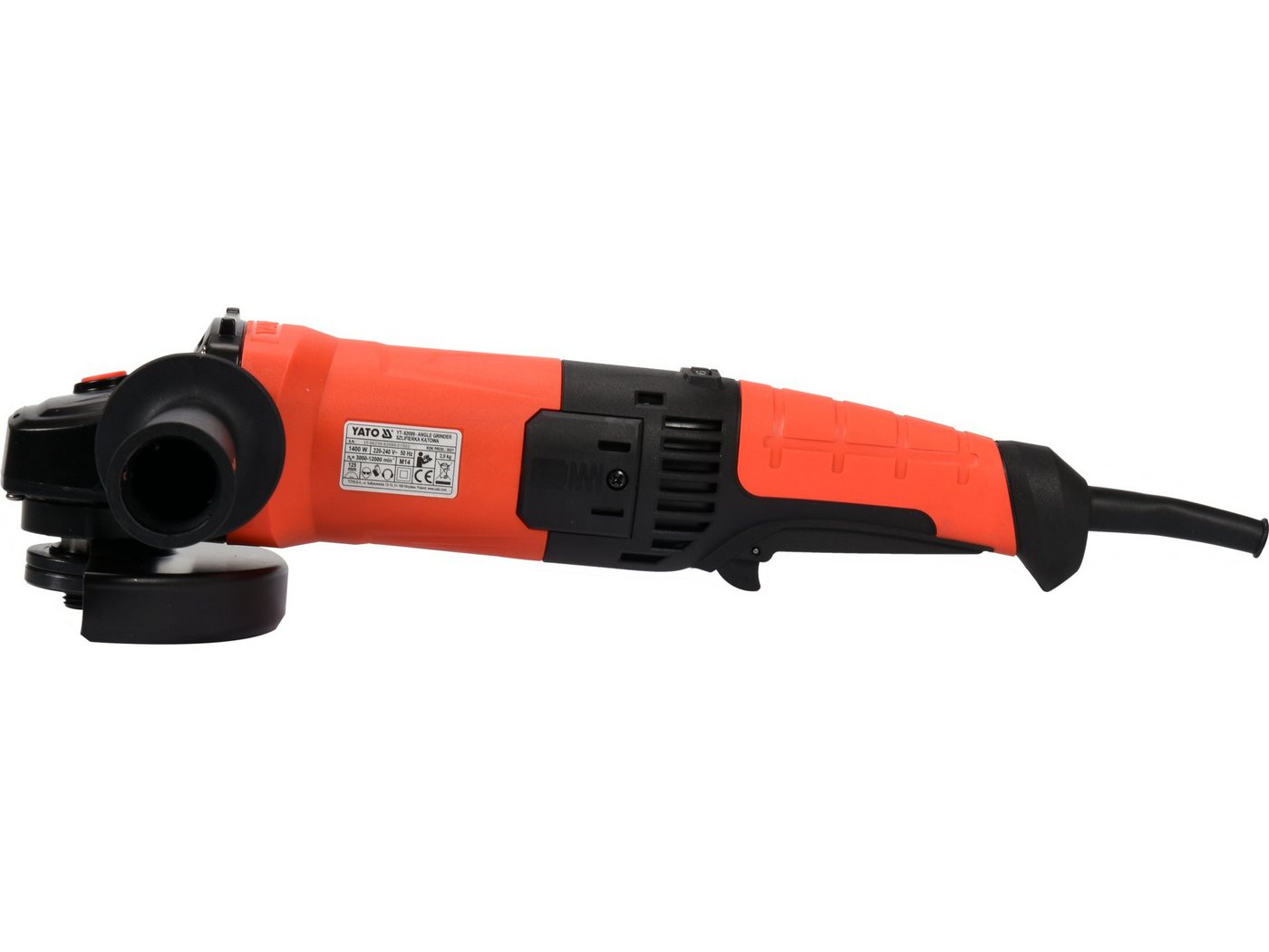 Thumbnail - Yato Winkelschleifer Winkelschleifer 1400W, 125mm, 3000-12000 min⁻¹