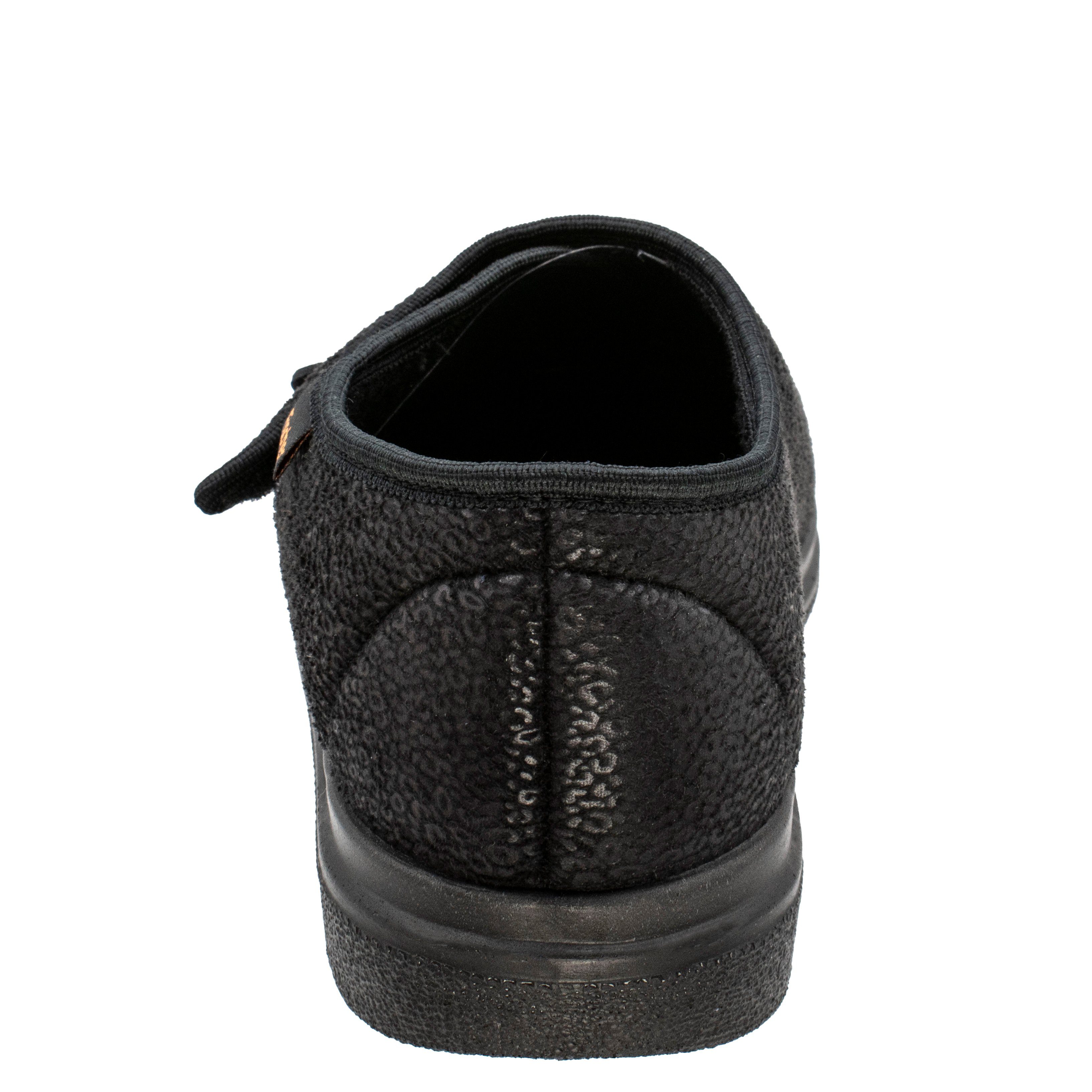 Fischer-Markenschuh Ortho Hausschuh Klettverschluss, Weite K, Einlegesohle herausnhembar, Reptilstretch