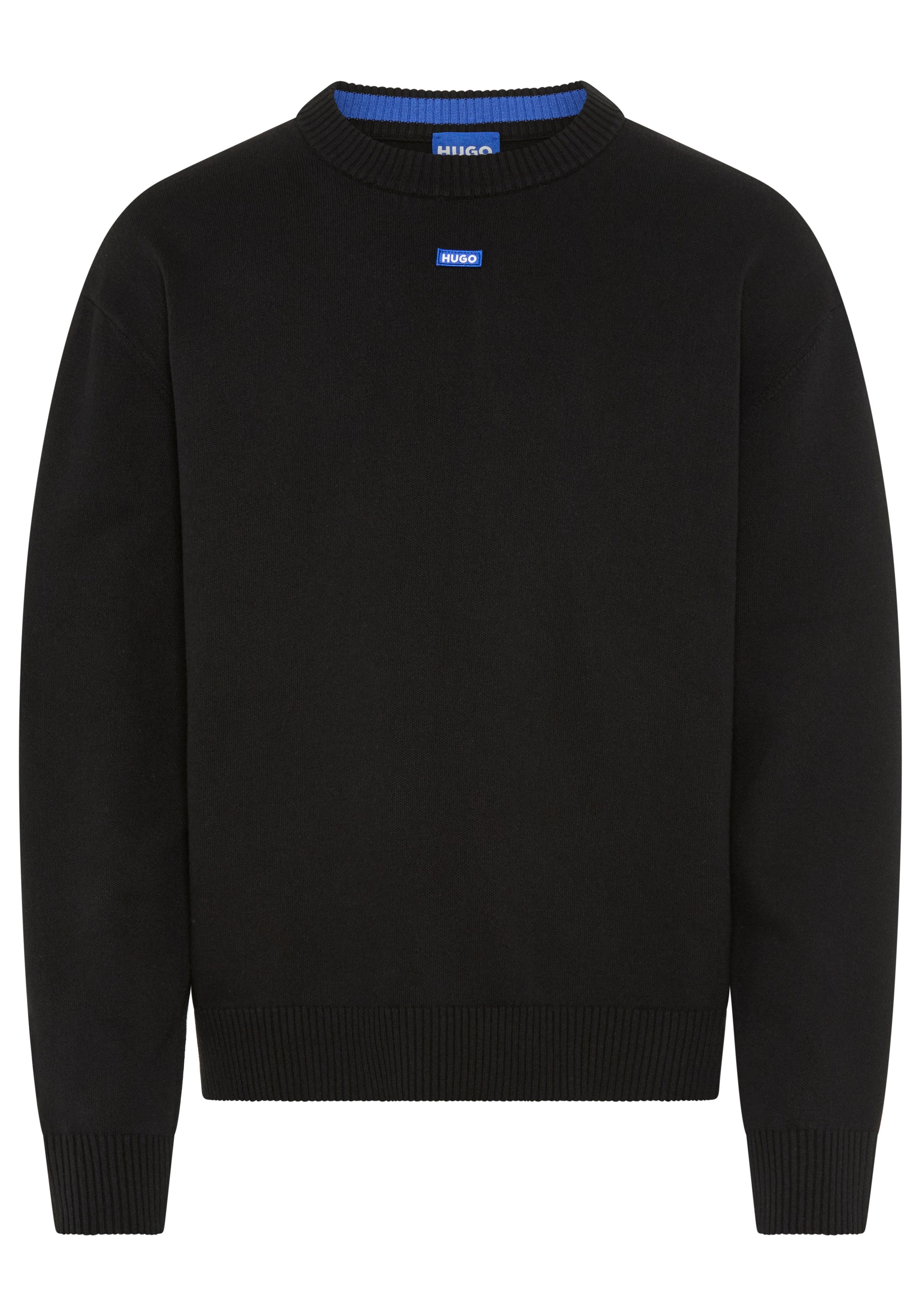 HUGO Blue Rundhalspullover San Casey relaxed fit günstig online kaufen