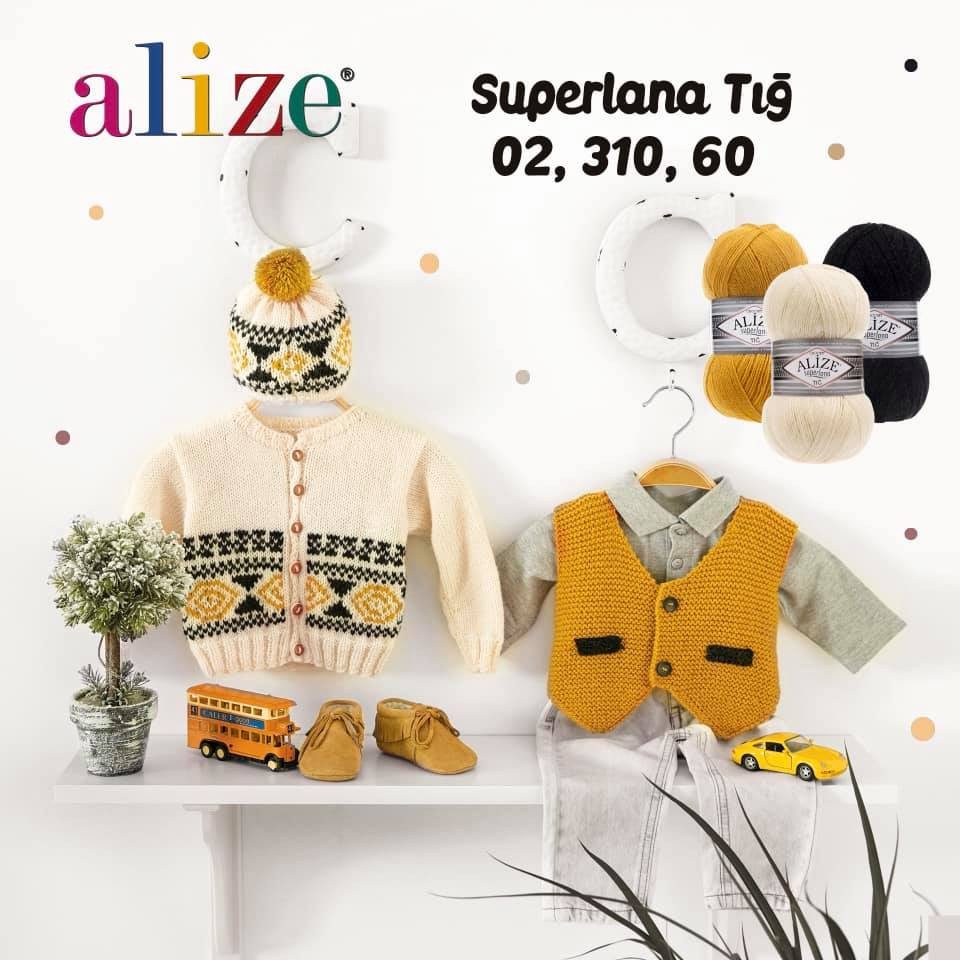 Alize 5 x ALIZE Superlana Tig Häkelwolle, 570 m, Handstrickgarn, Fein,Häkeln,Stricken – Bild 3 von 5