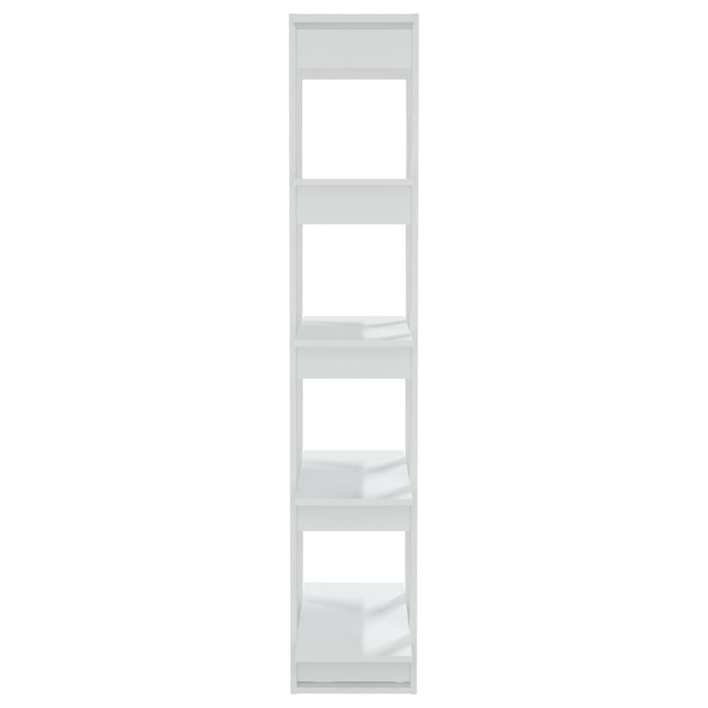 vidaXL 1-tlg. Bücherregal/Raumteiler Bücherregal Weiß Holzwerkstoff, cm 80x30x160