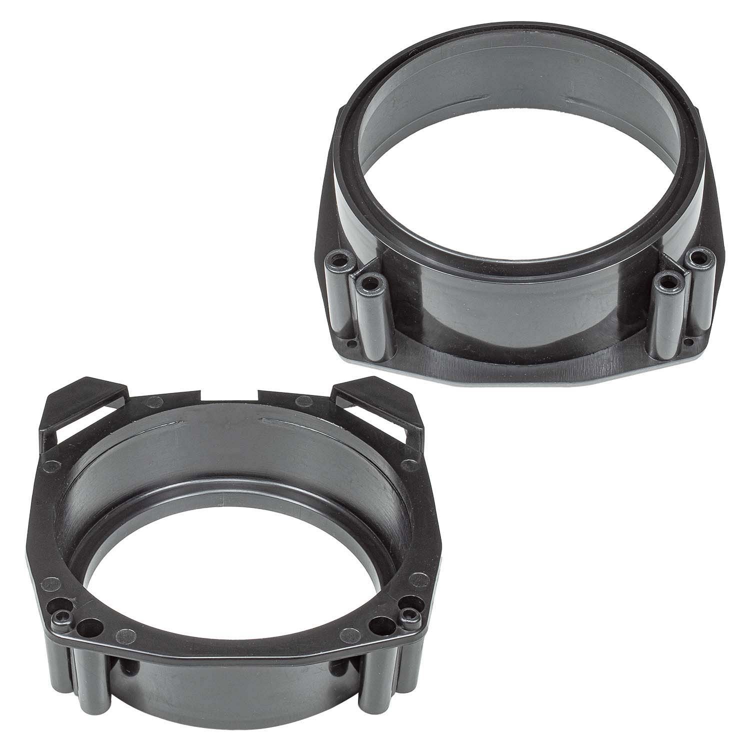 tomzz Audio Lautsprecherring passt für Ford Mazda Fiesta 121 Seitenteil Heck 130mm Auto-Lautsprecher