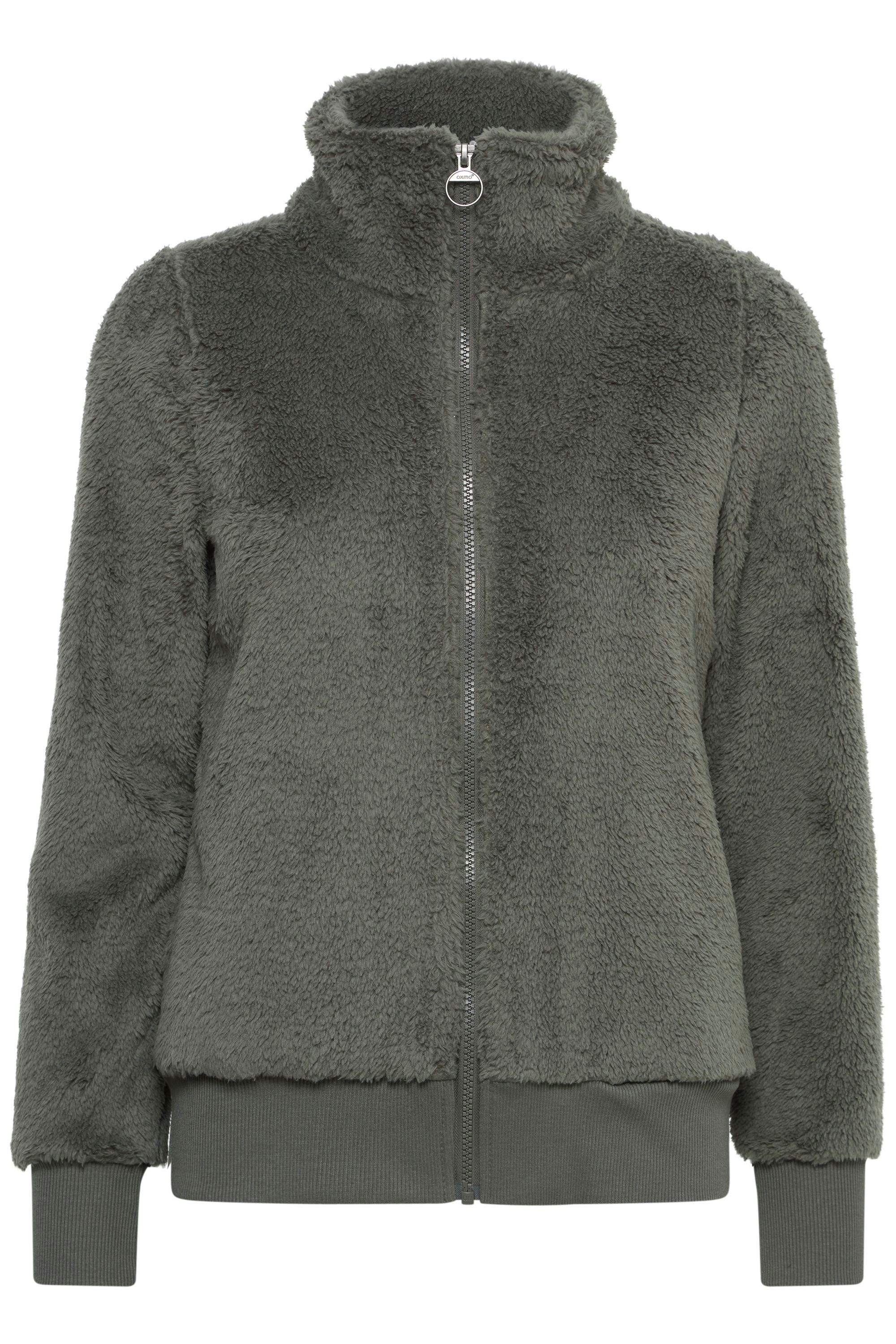 OXMO Bomberjacke OXAnneka mit (180201) Teddyfell Bomberjacke Castlerock